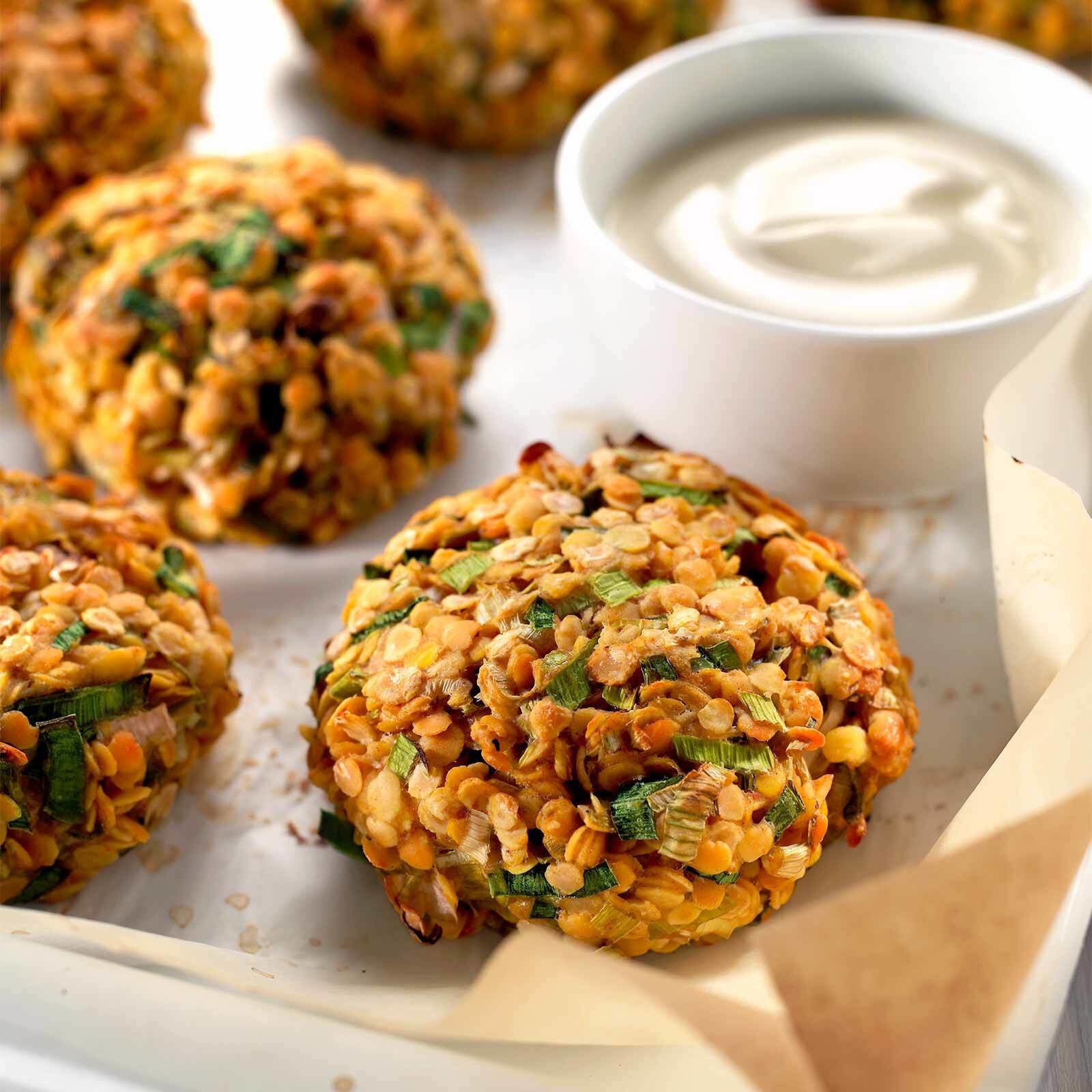 Croquettes de lentilles