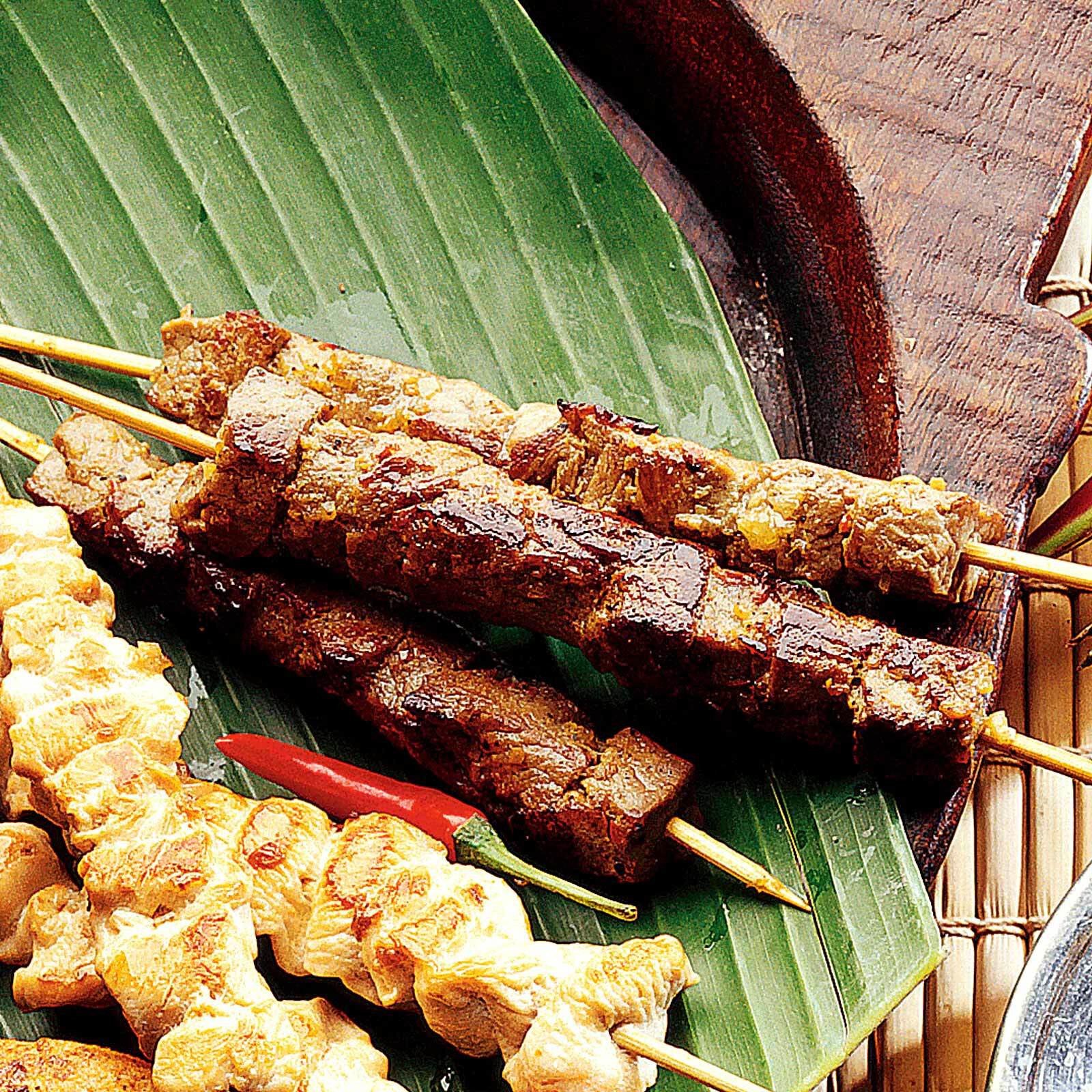 Rindfleisch-Satay