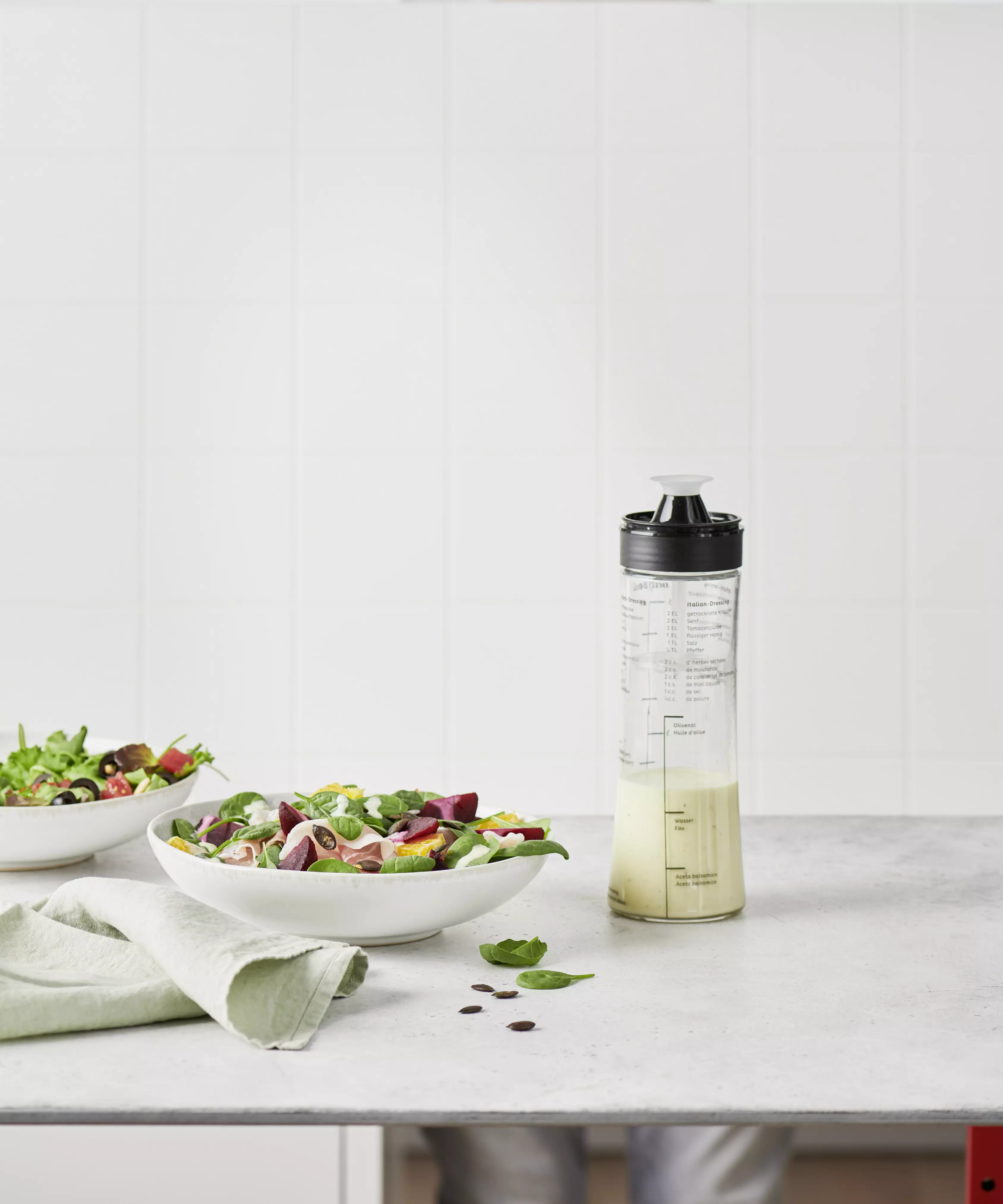 Lot De 2 Bols Mélangeurs Inox Pampered Chef Avec Bec Verseur - 24 Et 16 Tasses
