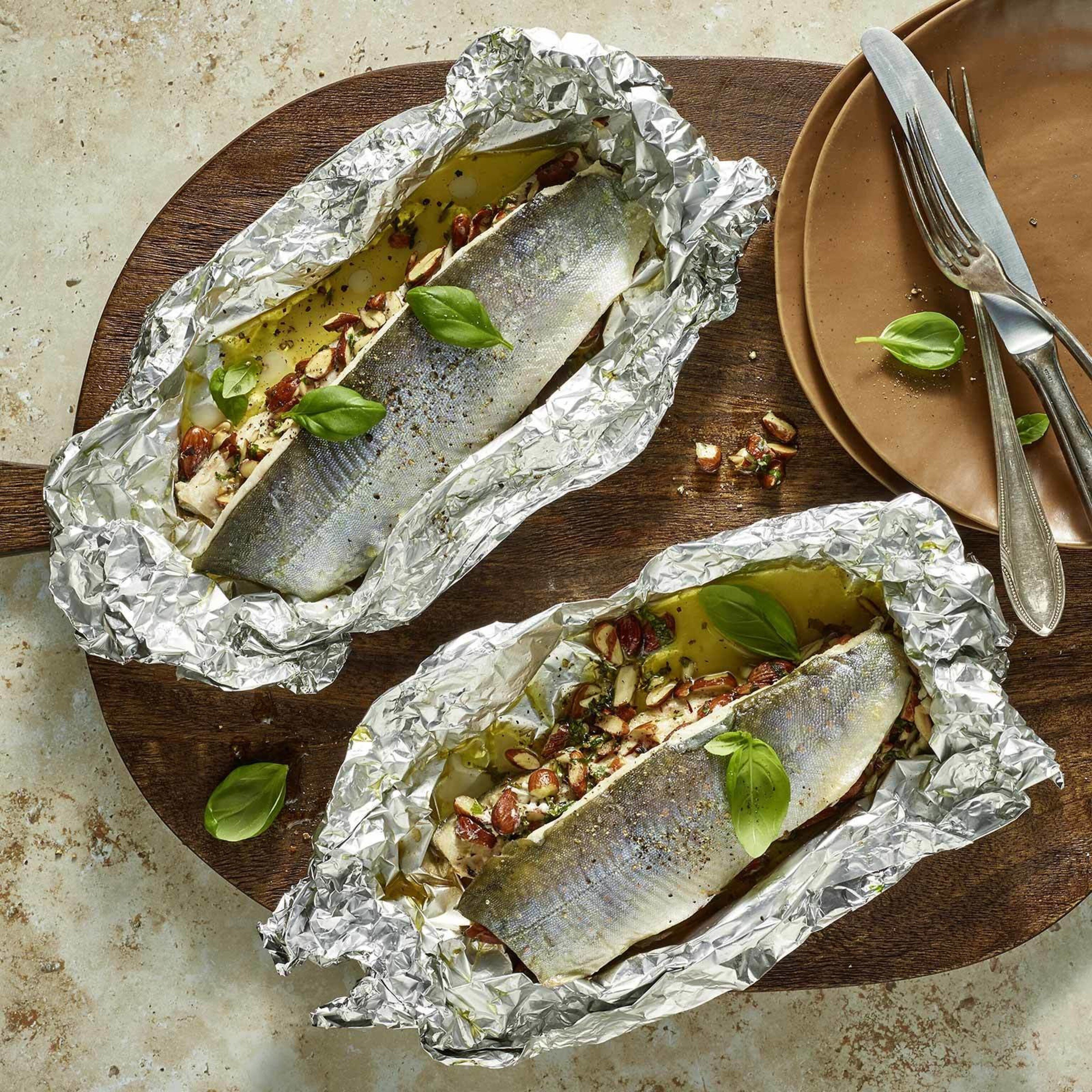 Grillfisch aus der Folie