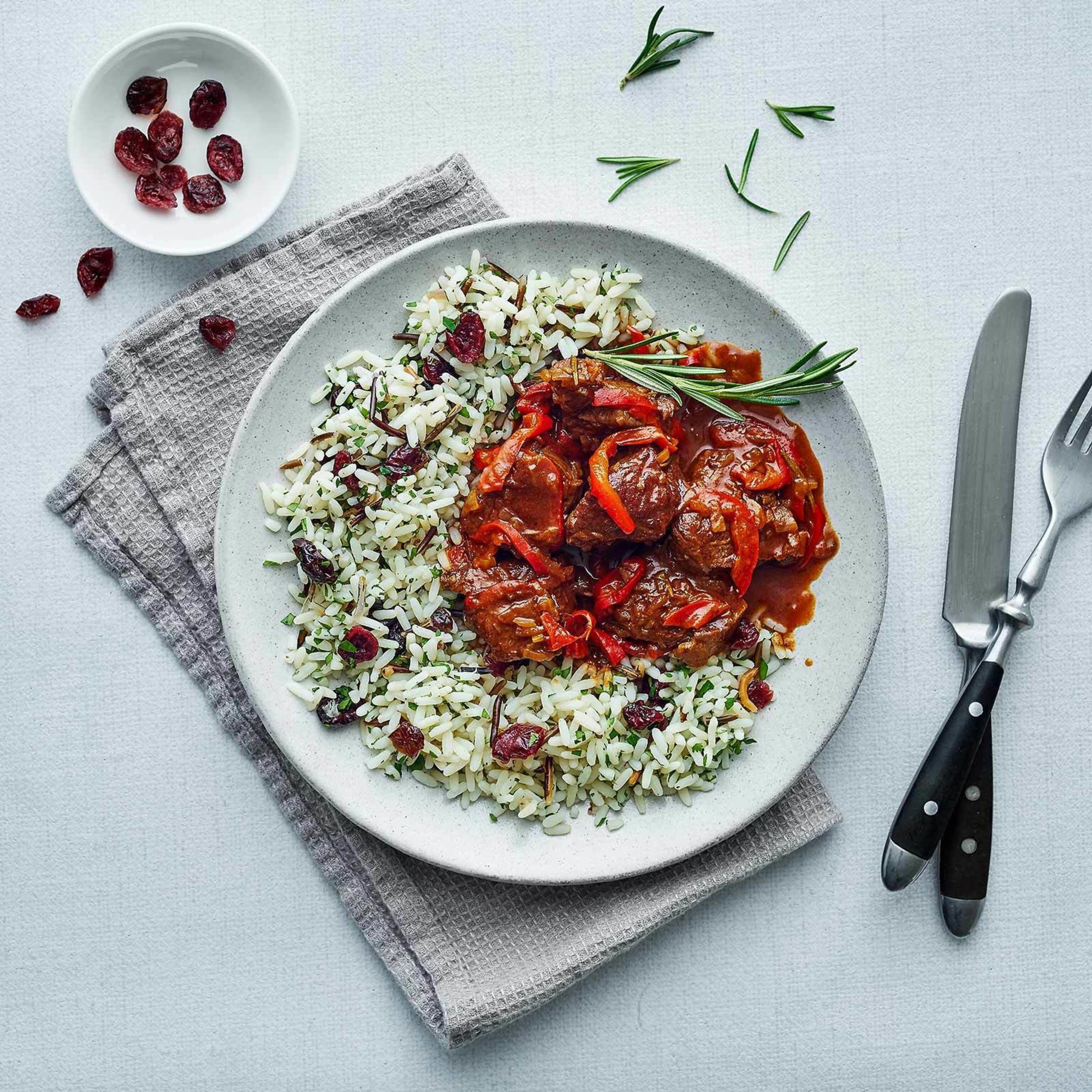 Paprika-Kalbsragout