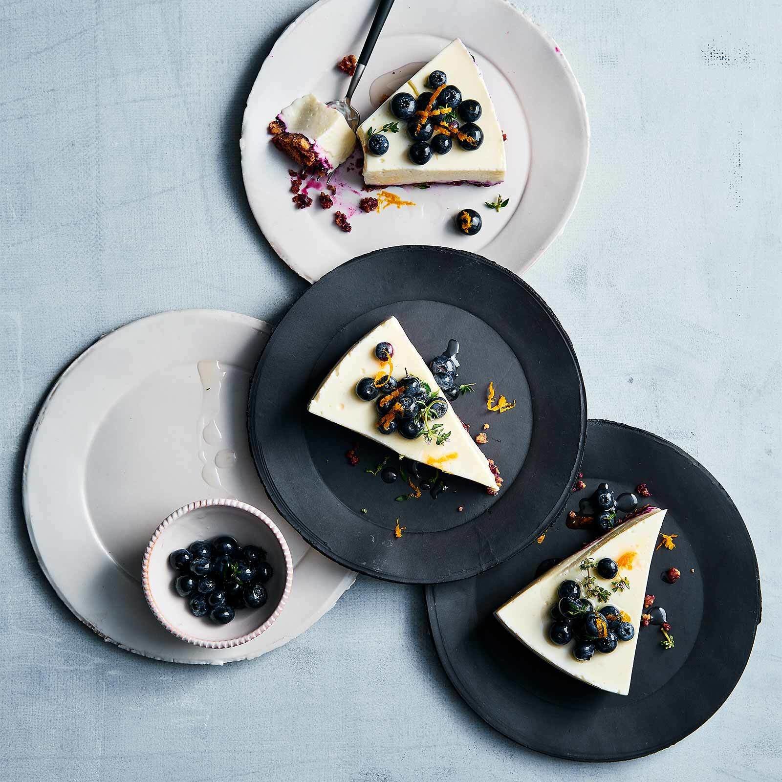 Heidelbeer-Cheesecake