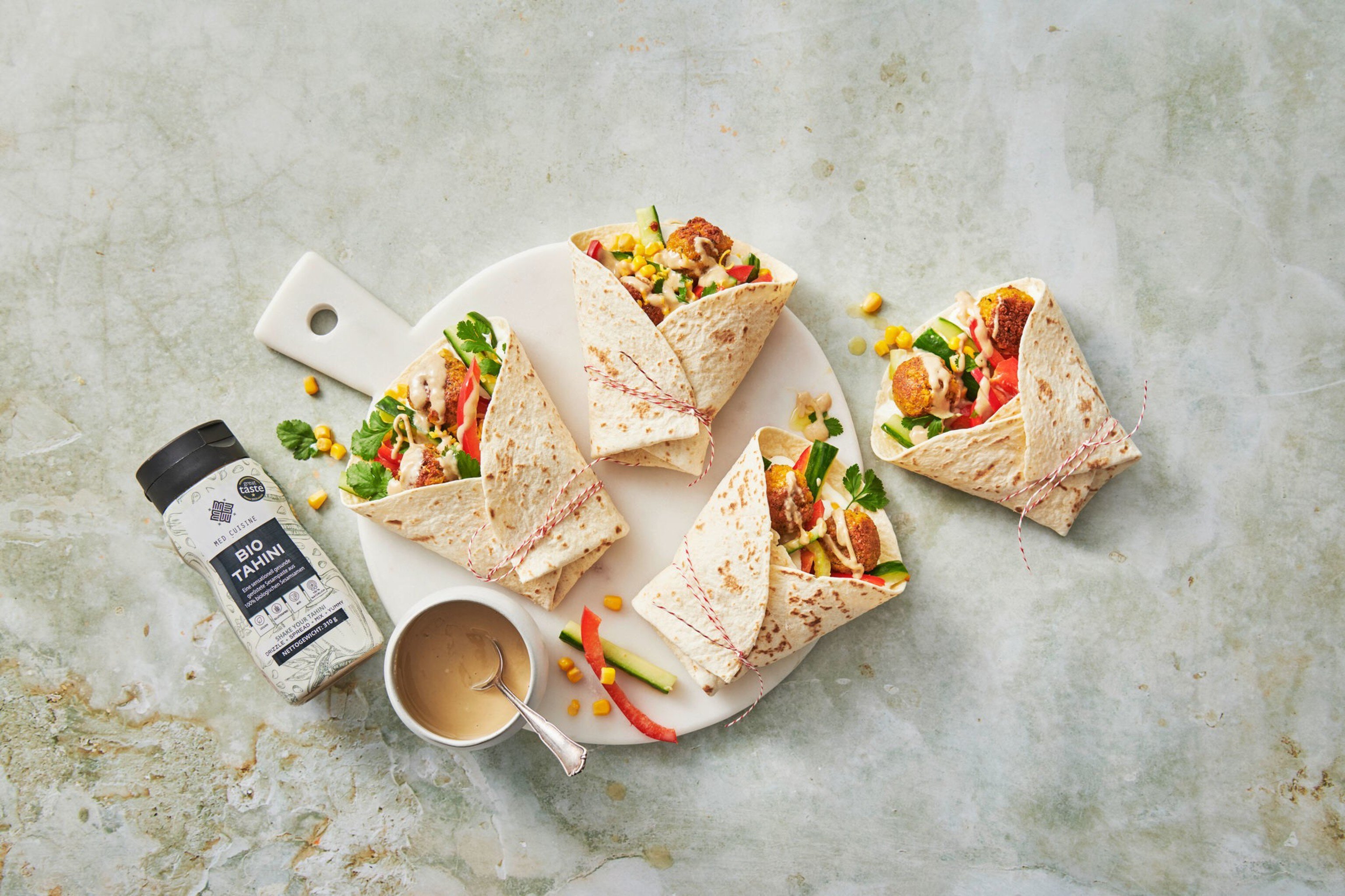 Tahini Falafel-Wrap