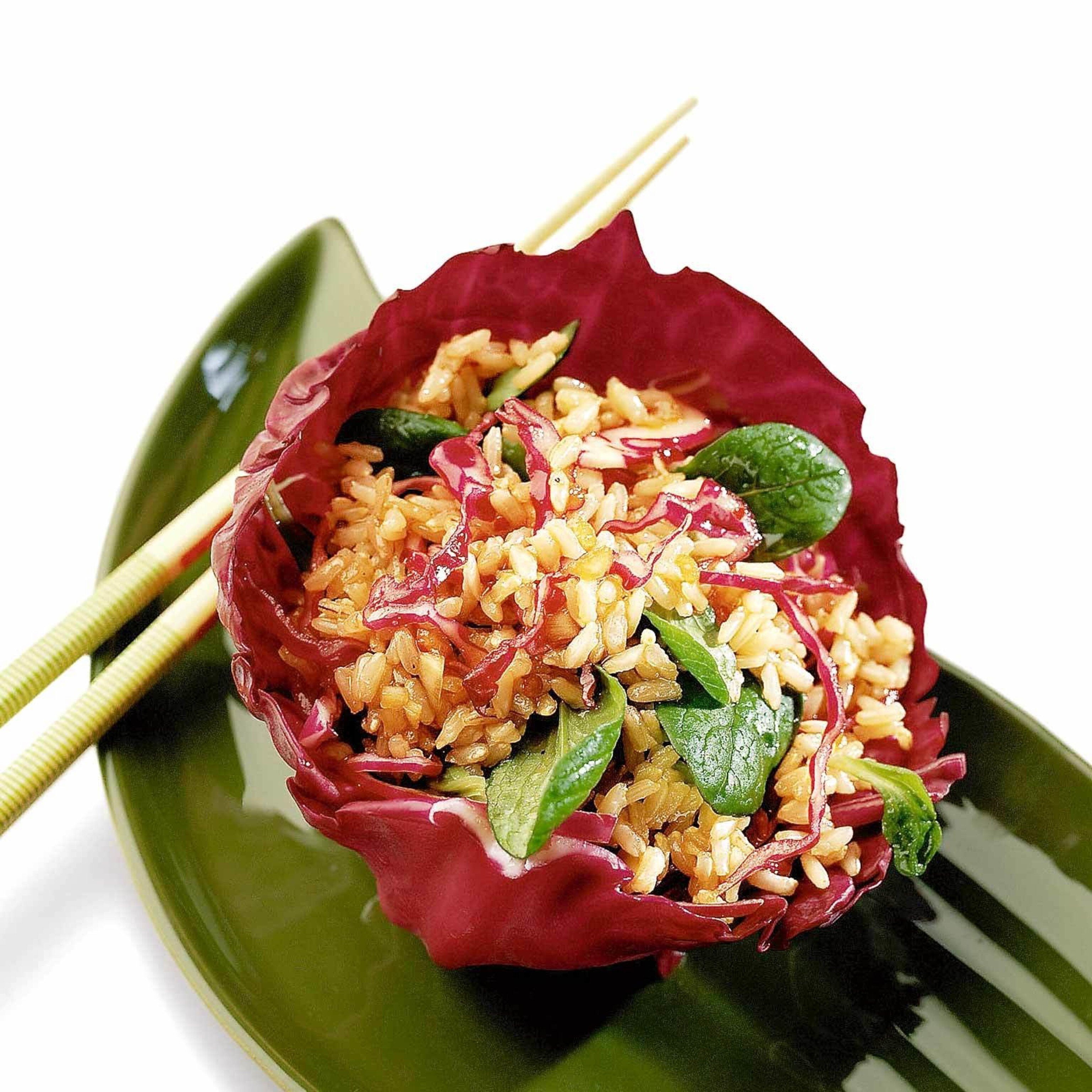 Asiatischer Vollreissalat