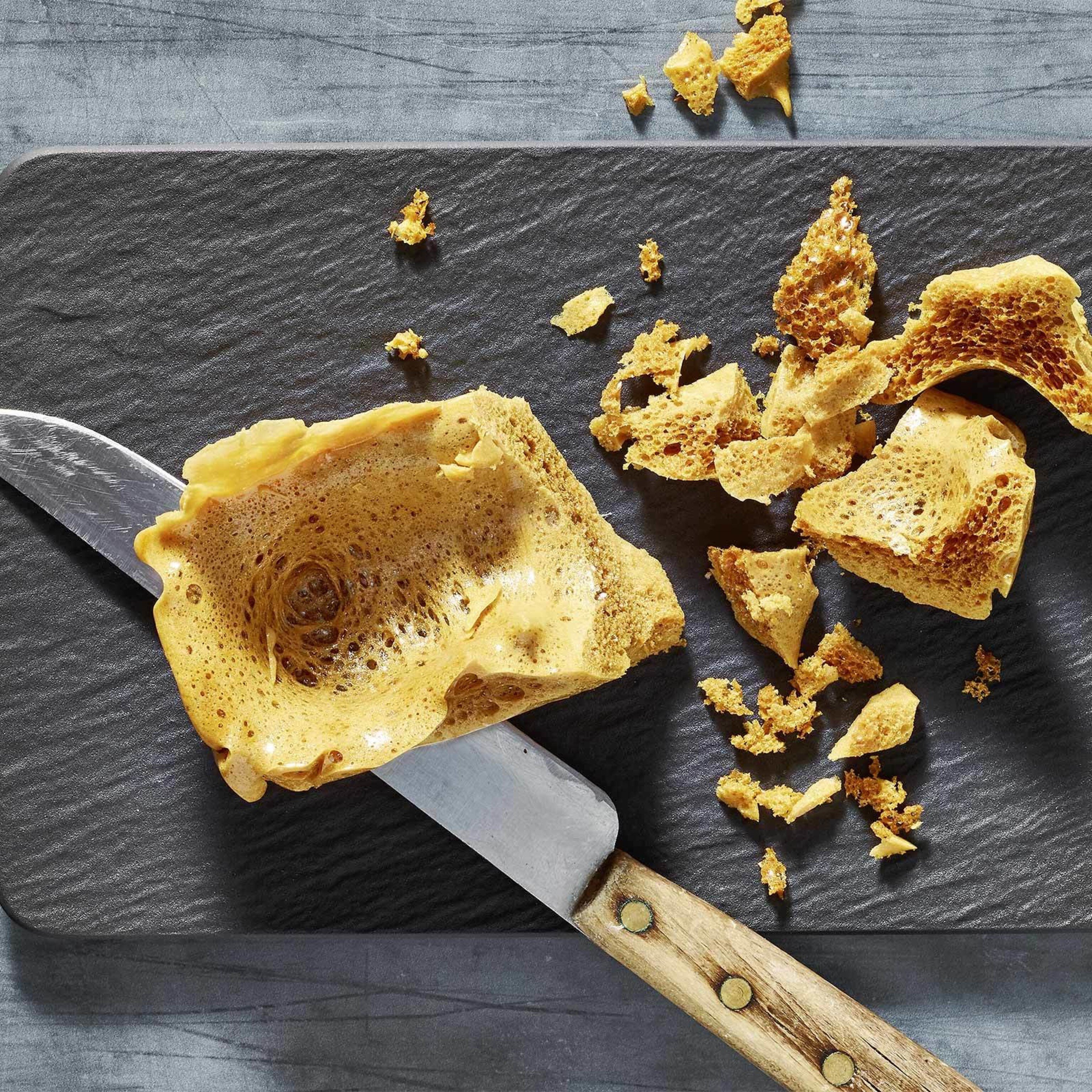 Caramel-Honig-Waben (Honeycomb)