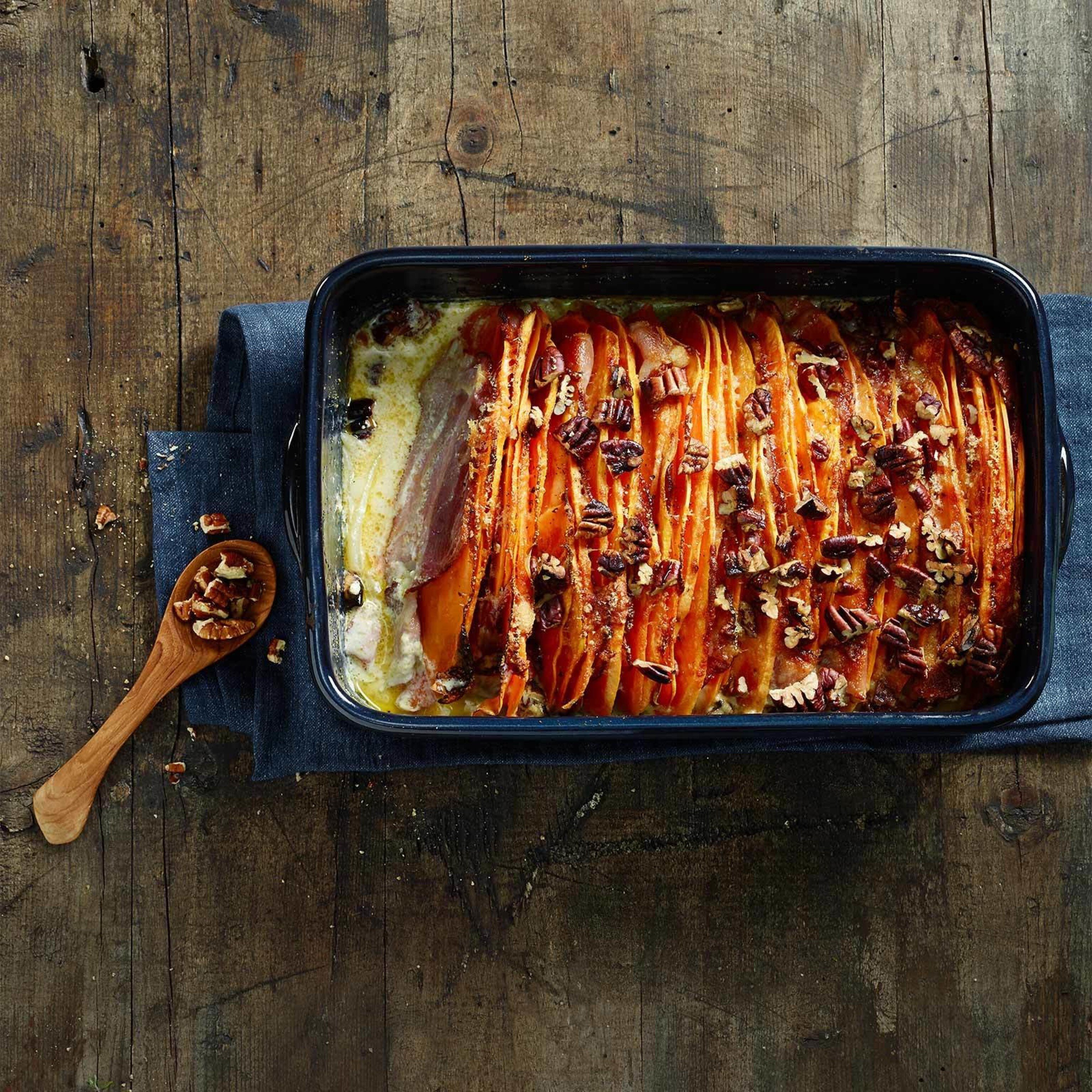 Süsskartoffelgratin