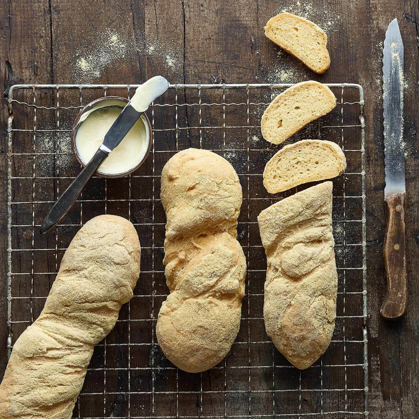 Glutenfreies Zwirbel-Mais-Brot