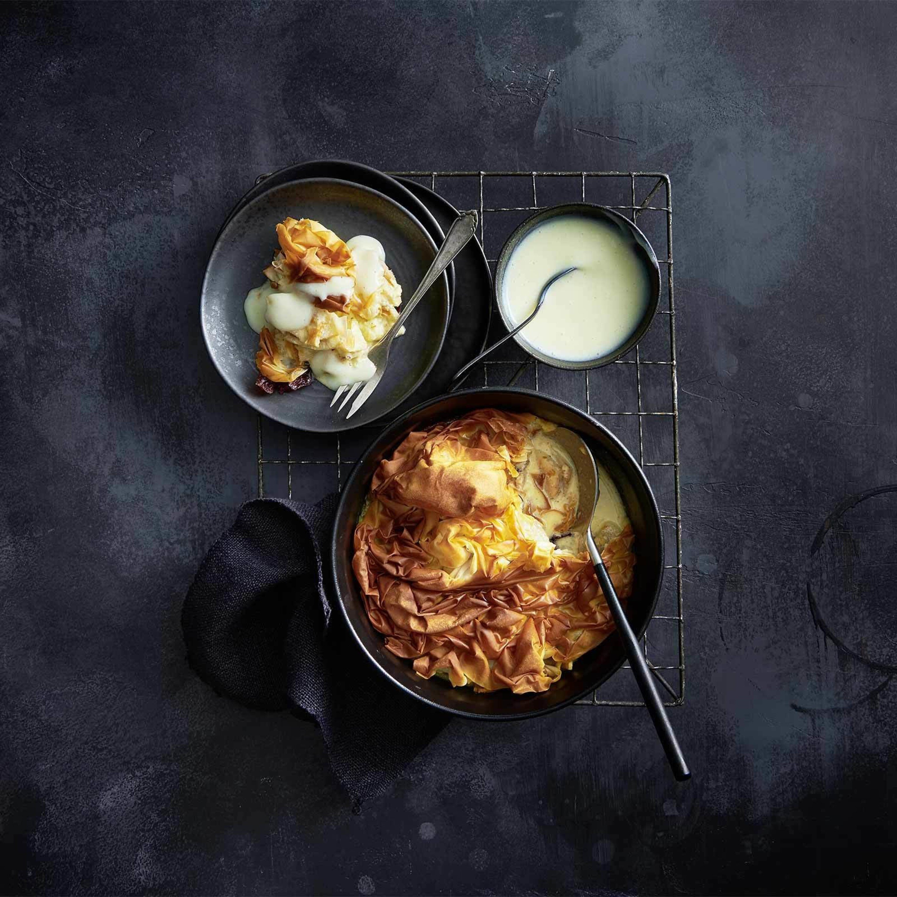 Airfryer Apfelstrudel-Auflauf