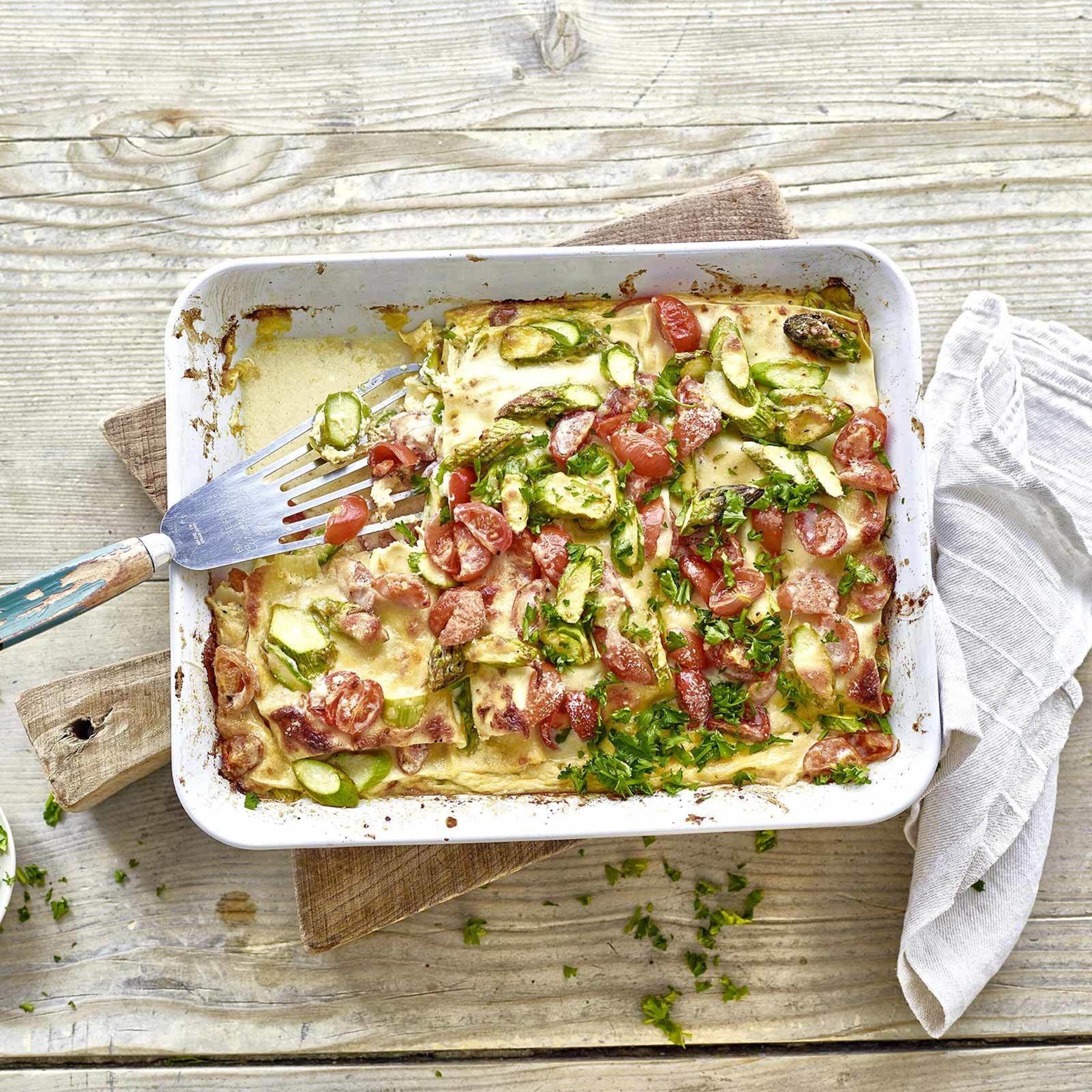Lasagnes aux asperges