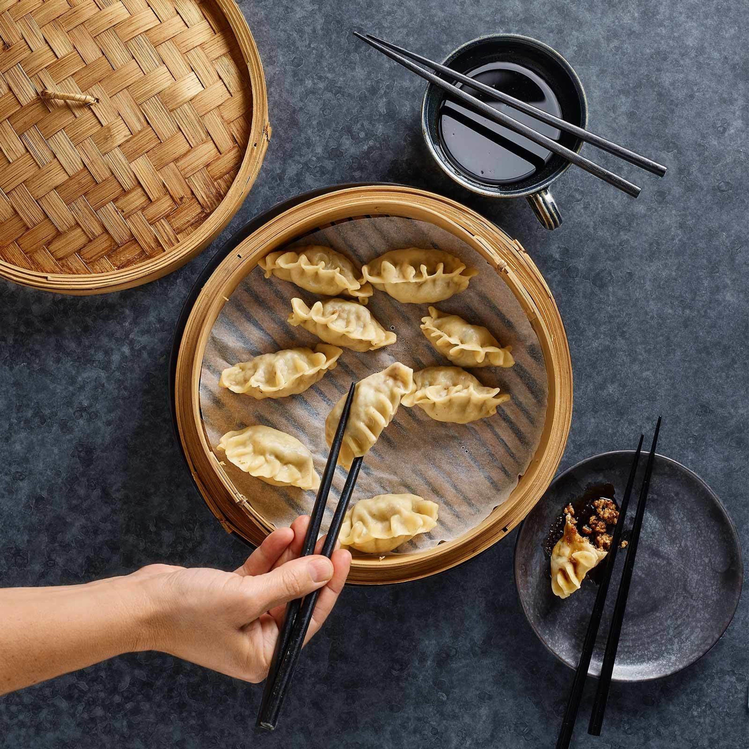 Momos (tibetische Teigtaschen)