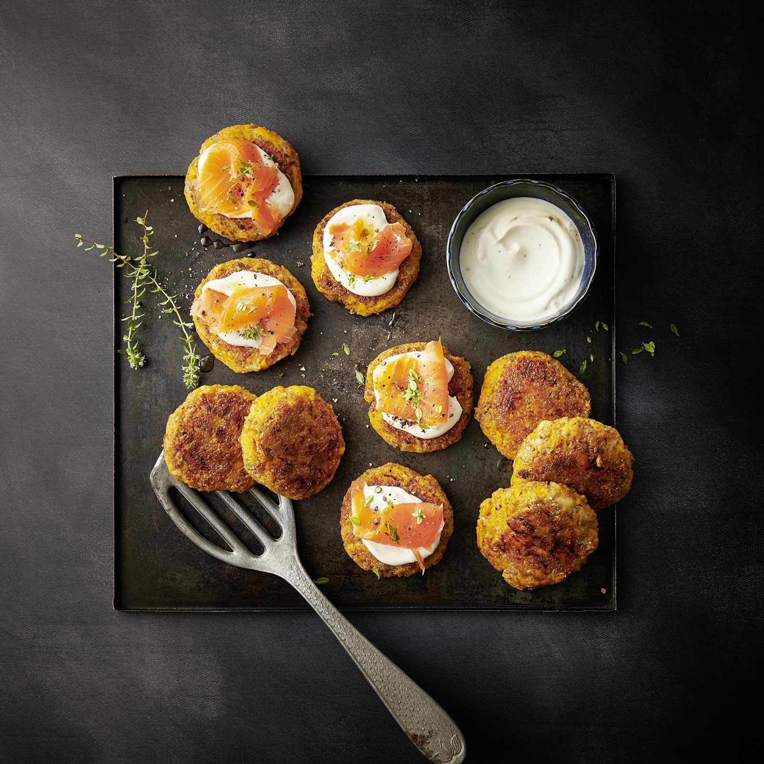Croquettes sarrasin-courge sans gluten