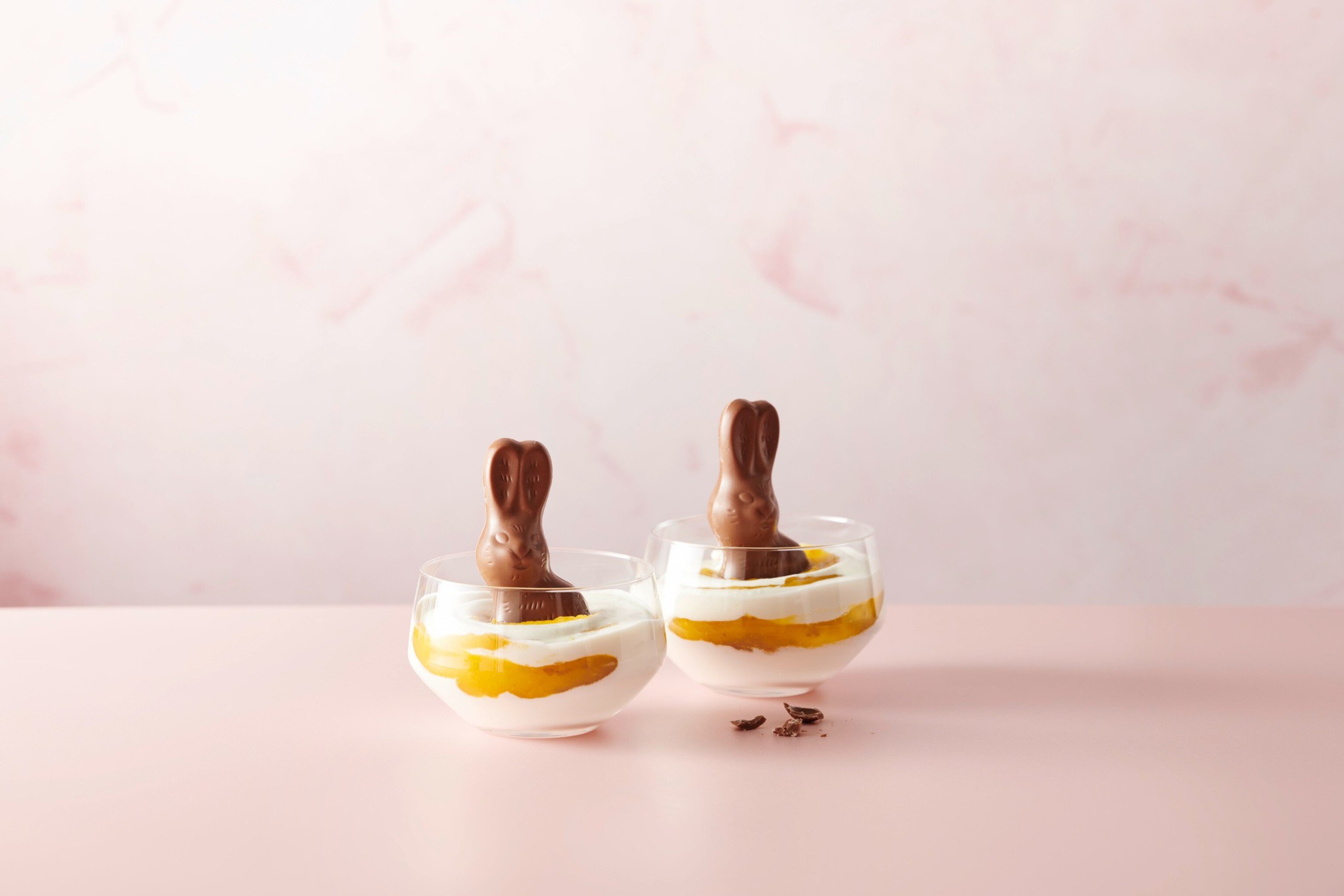 Crème au yogourt et compote de pommes