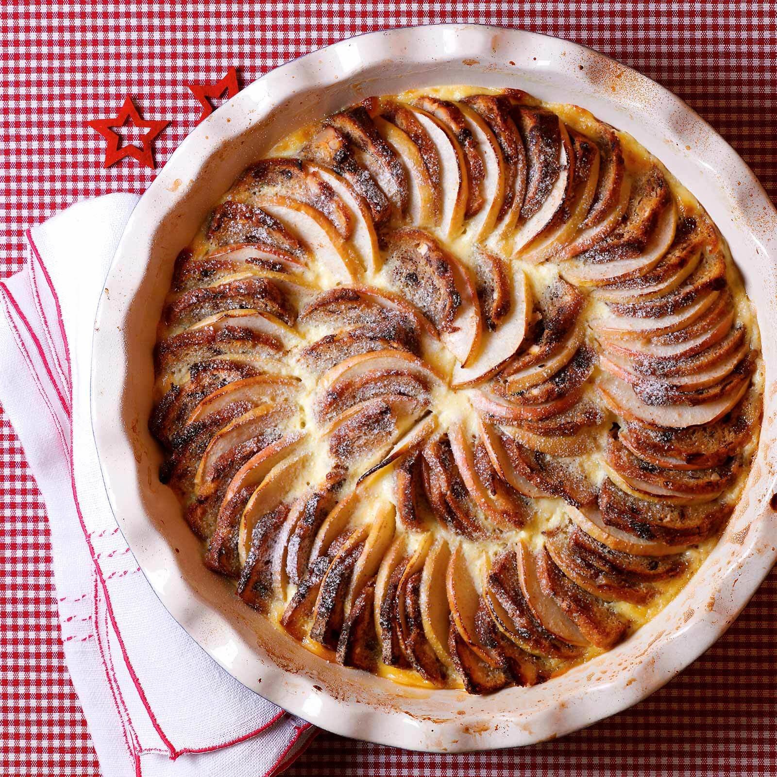 Gratin de pommes à la cannelle
