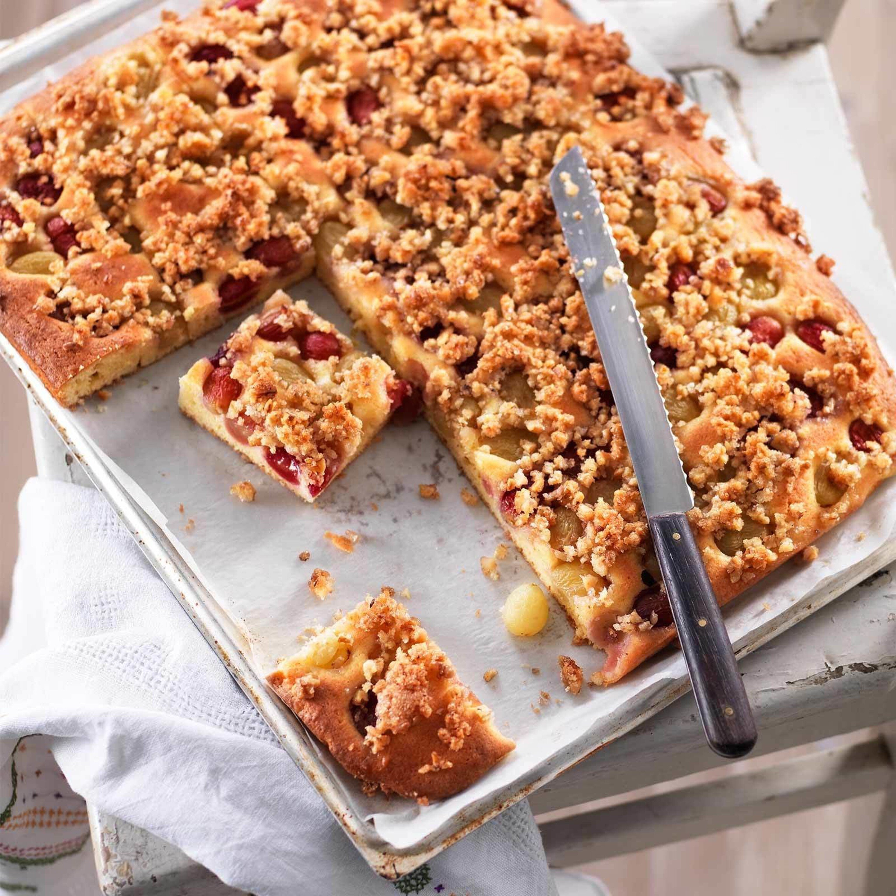 Traubenblechkuchen