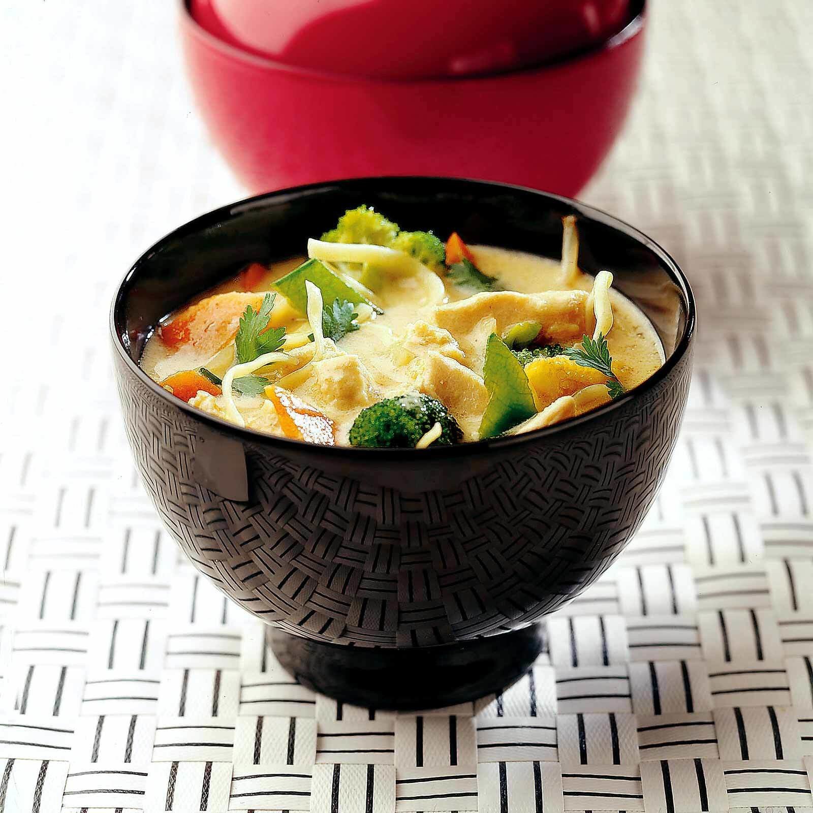 Red Thai Noodle-Soup