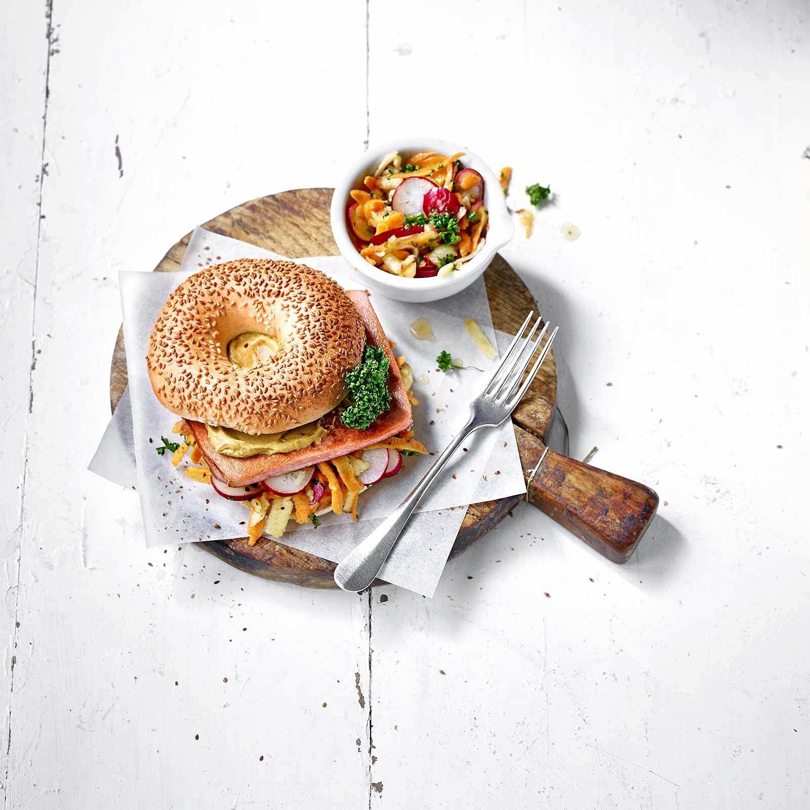 Fleischkäse-Burger