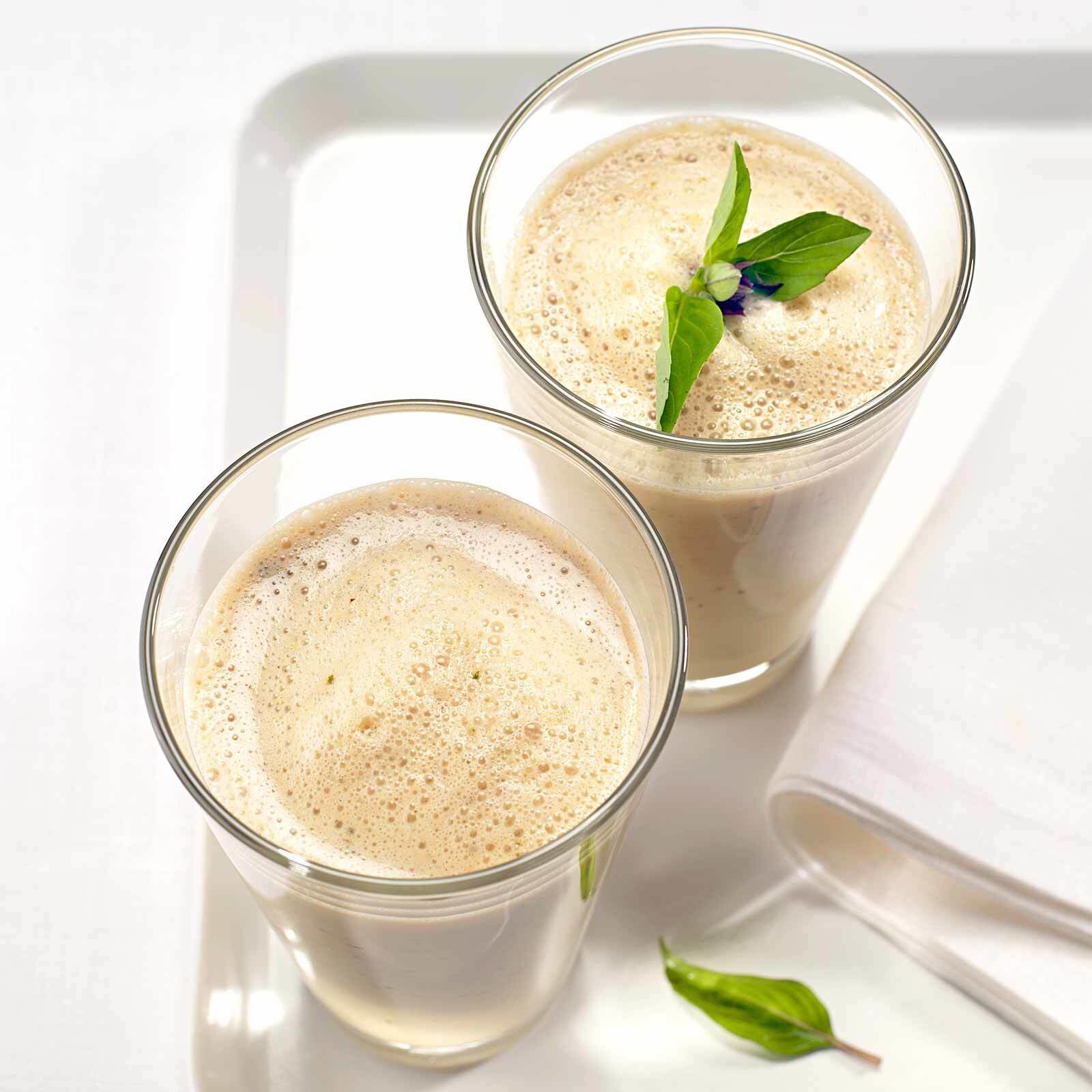 Lassi pomme basilic thaï