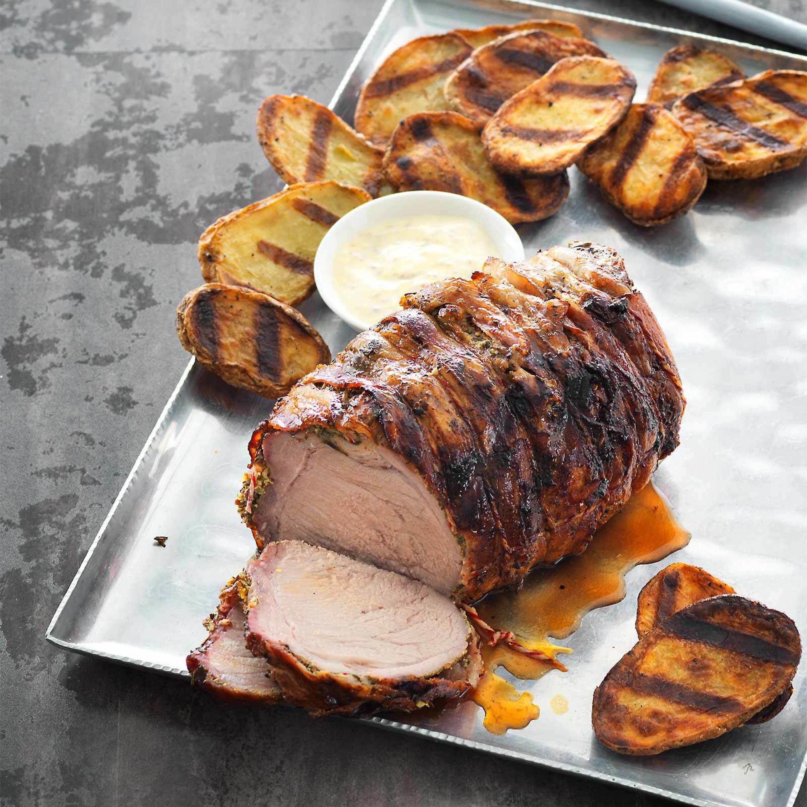 Tessinerbraten mit Joghurtsauce