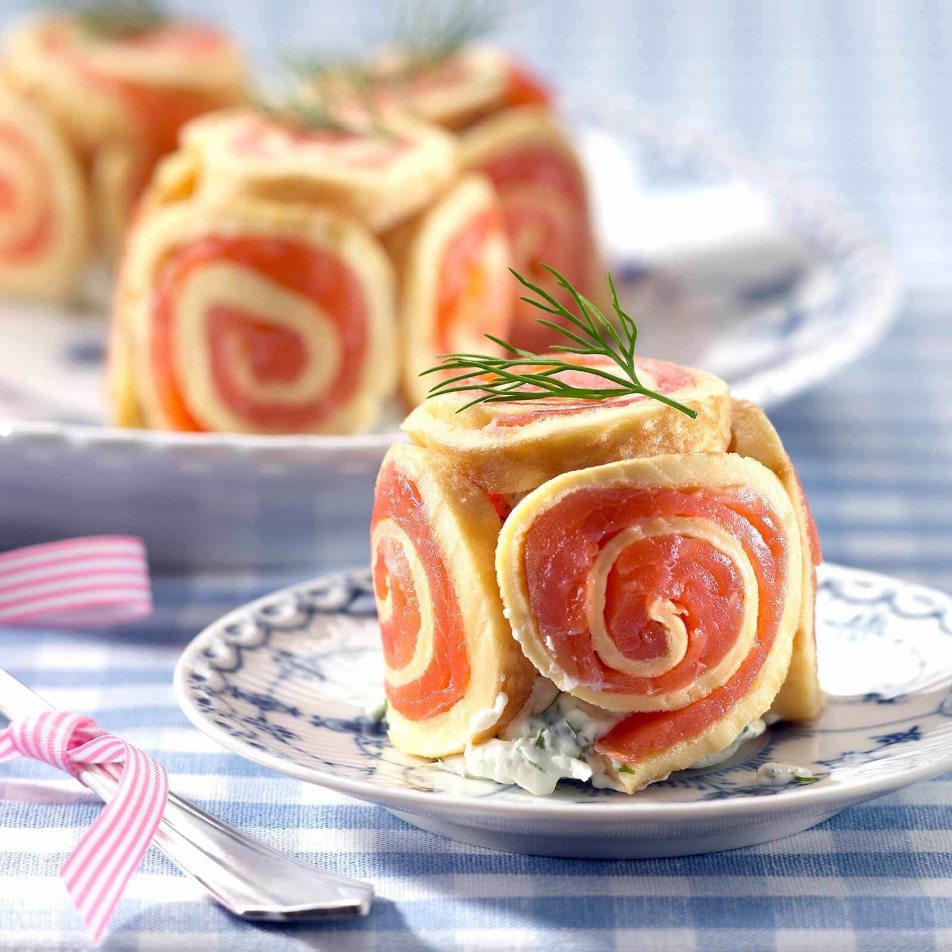 Mini-charlottes au saumon