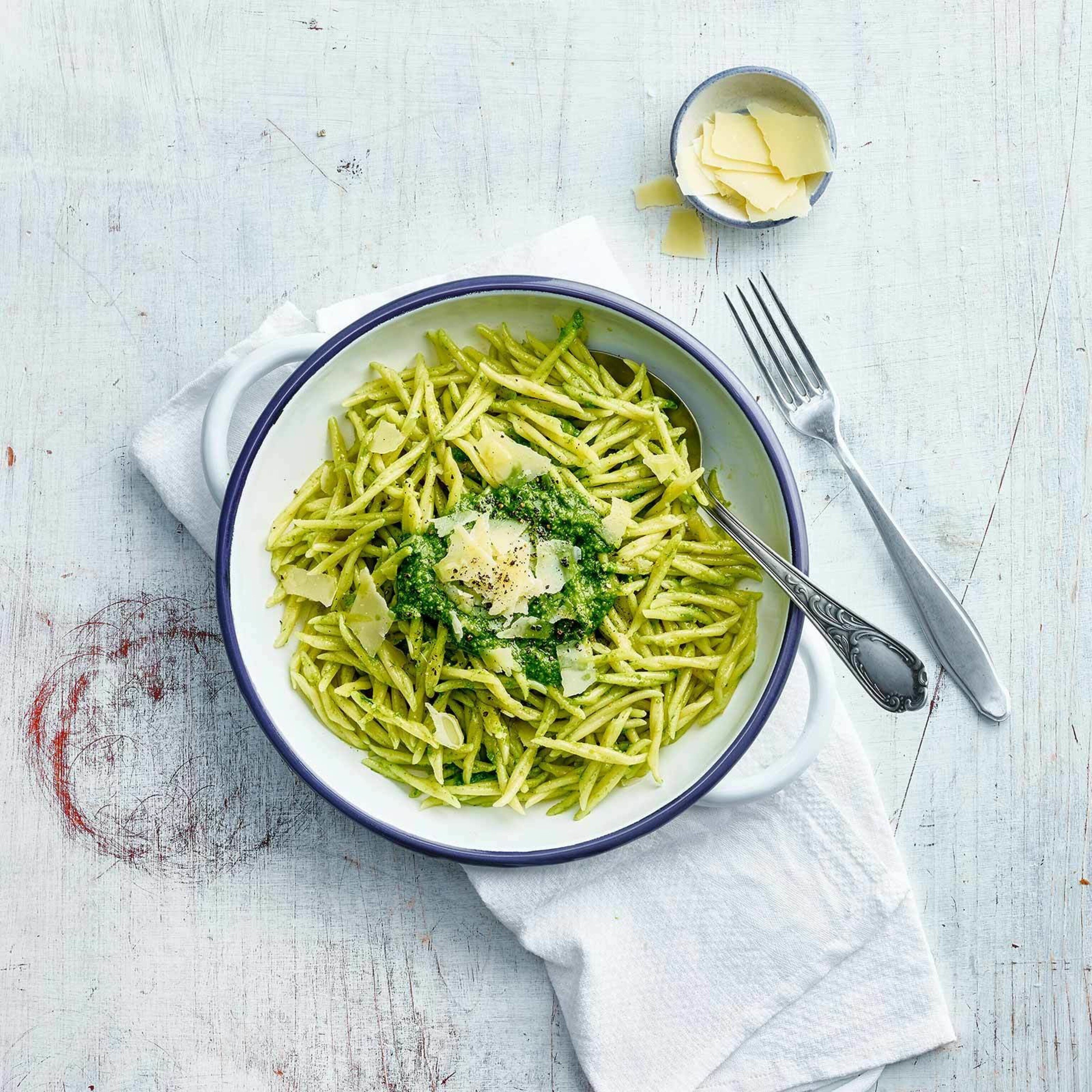 Trofie mit Pesto