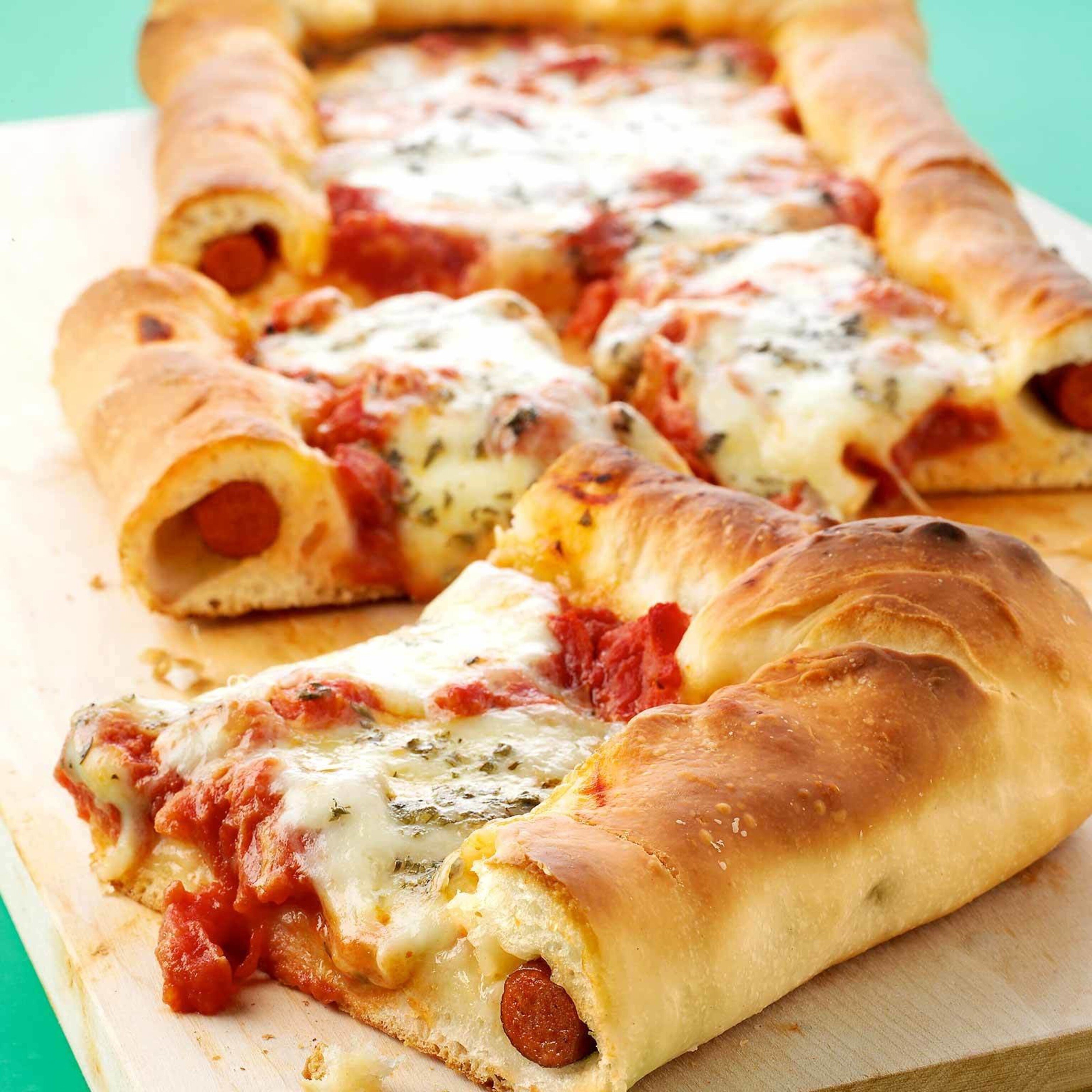 Pizza mit Minipic-Rand