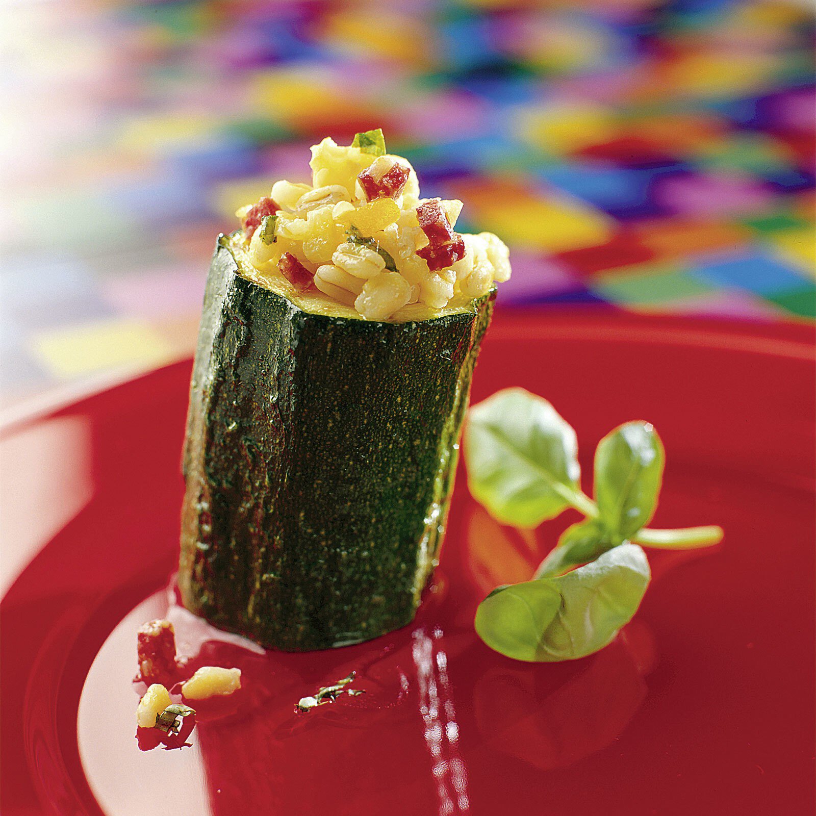 Courgettes au blé dur