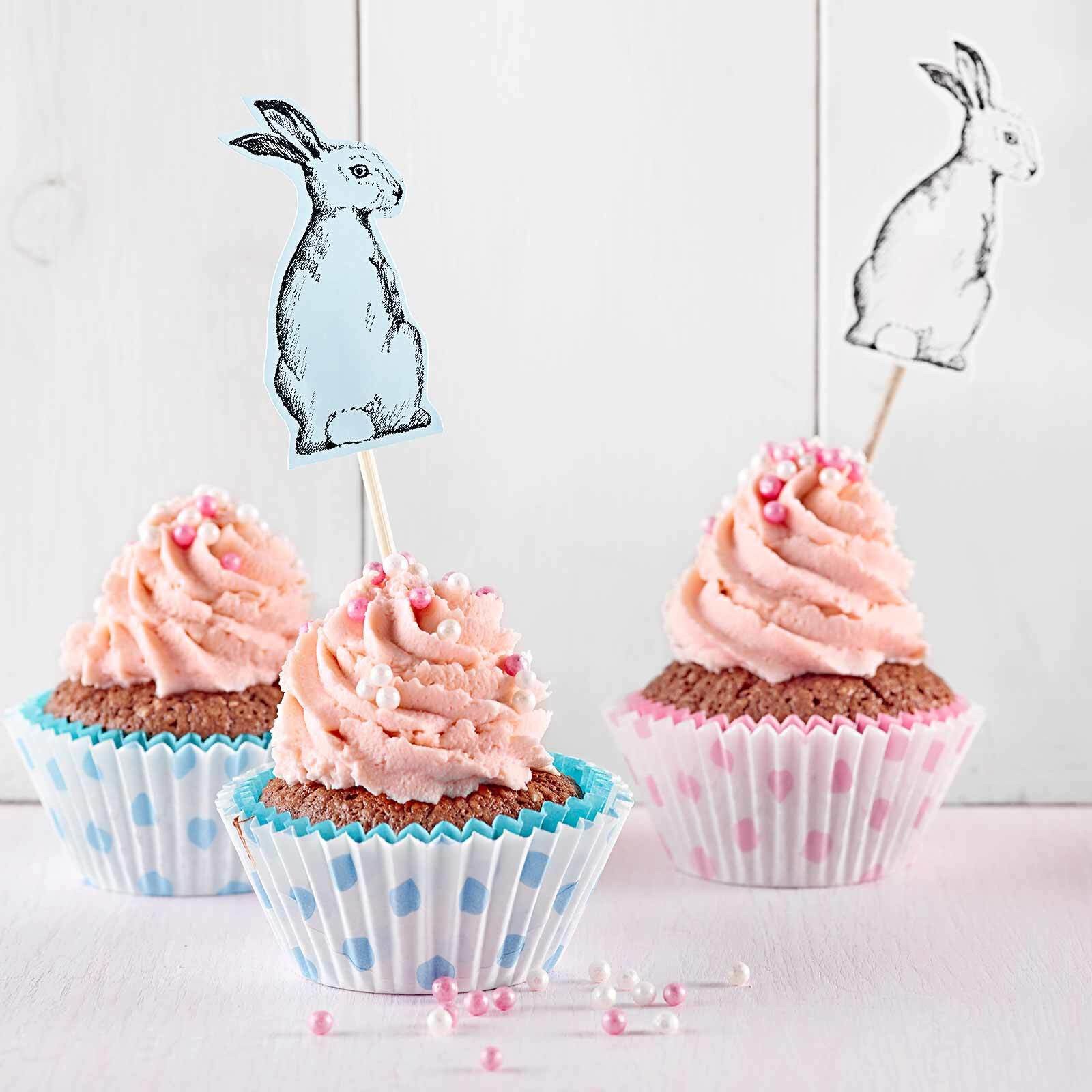 Glutenfreie Himbeer-Cupcakes