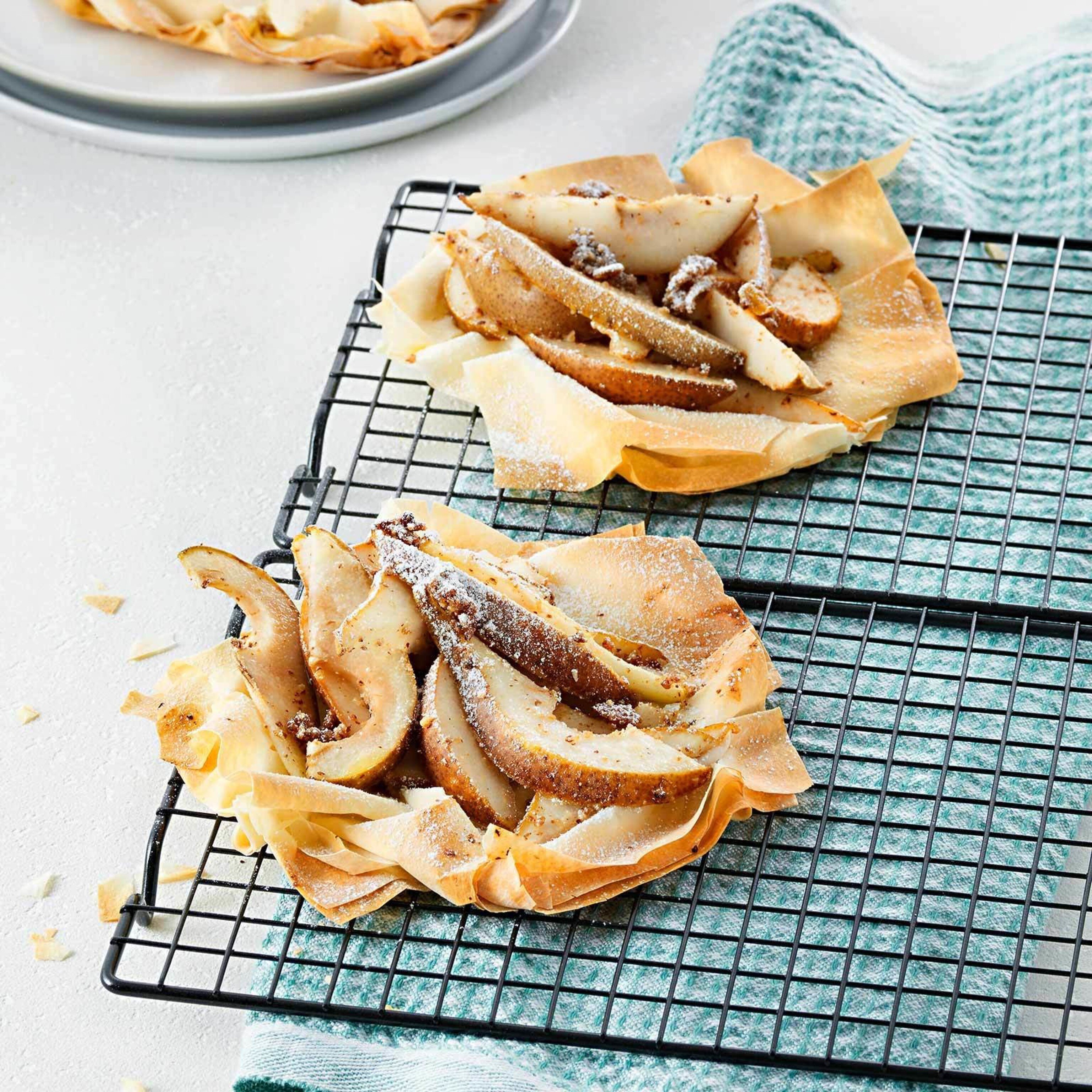 Birnen im Strudelnestli