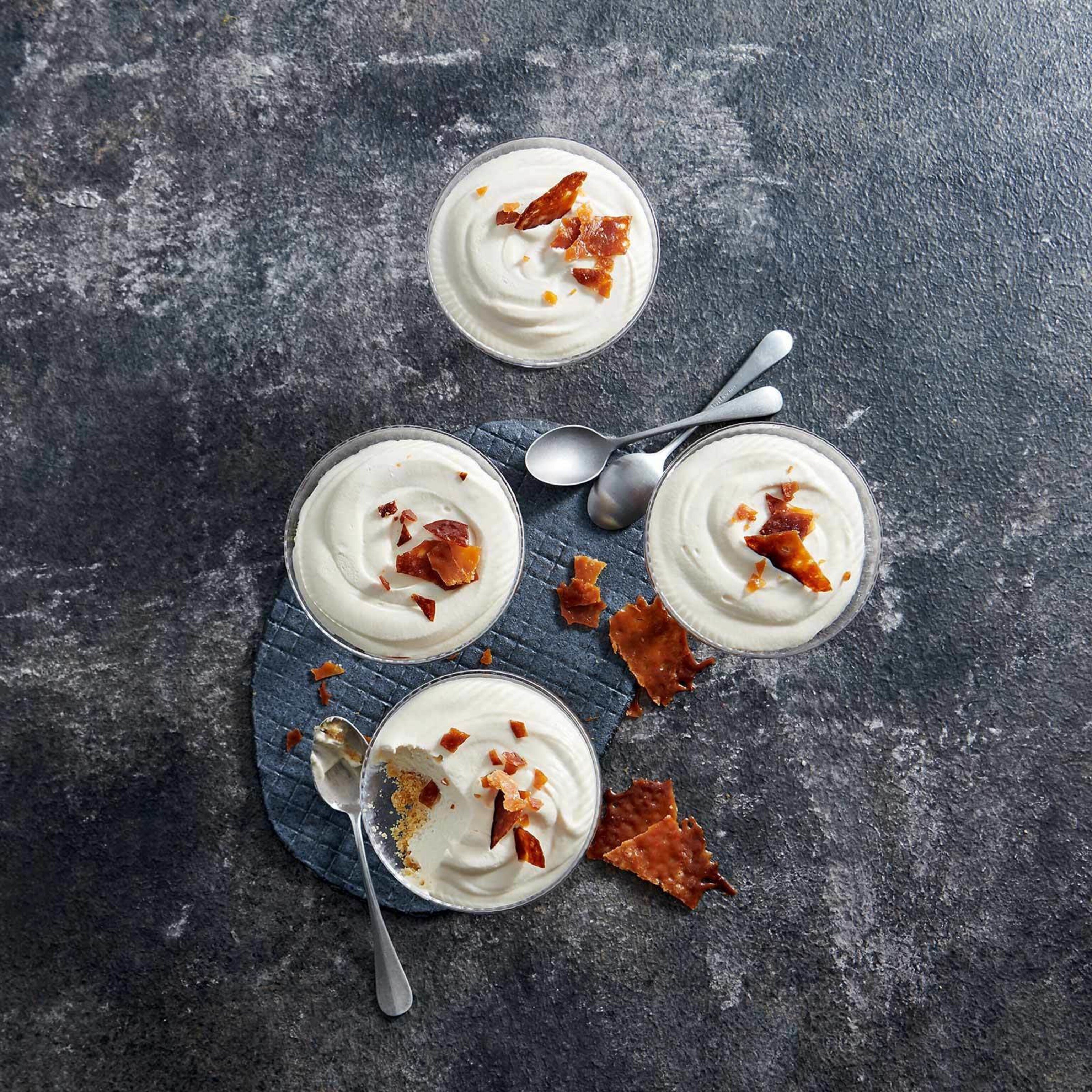Caramel-Cheesecake im Glas