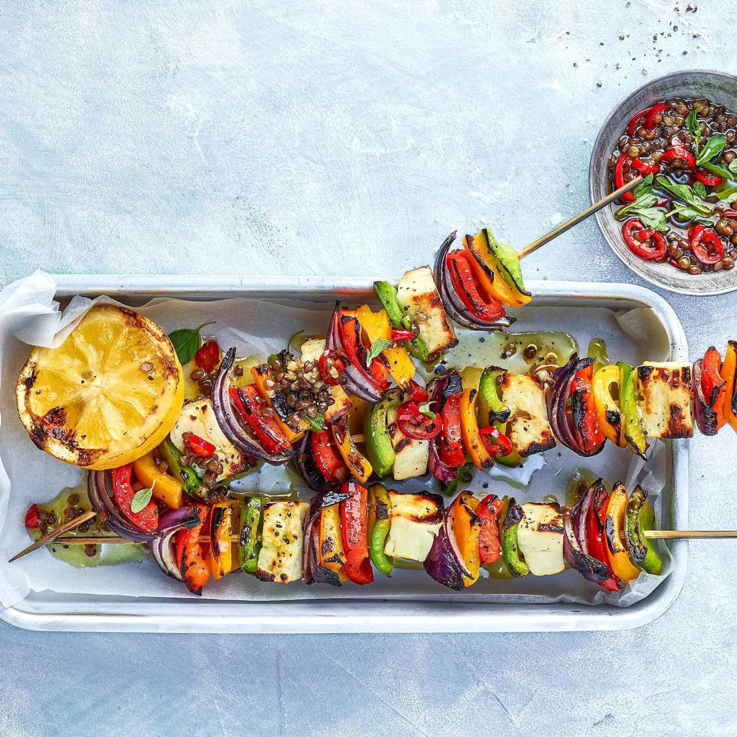 Brochette d’halloumi