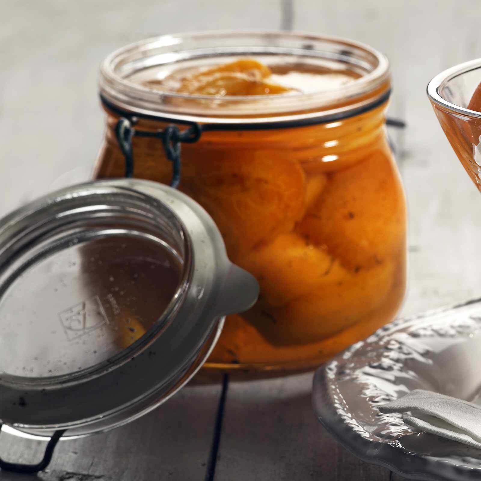 Abricots en sirop vanillé