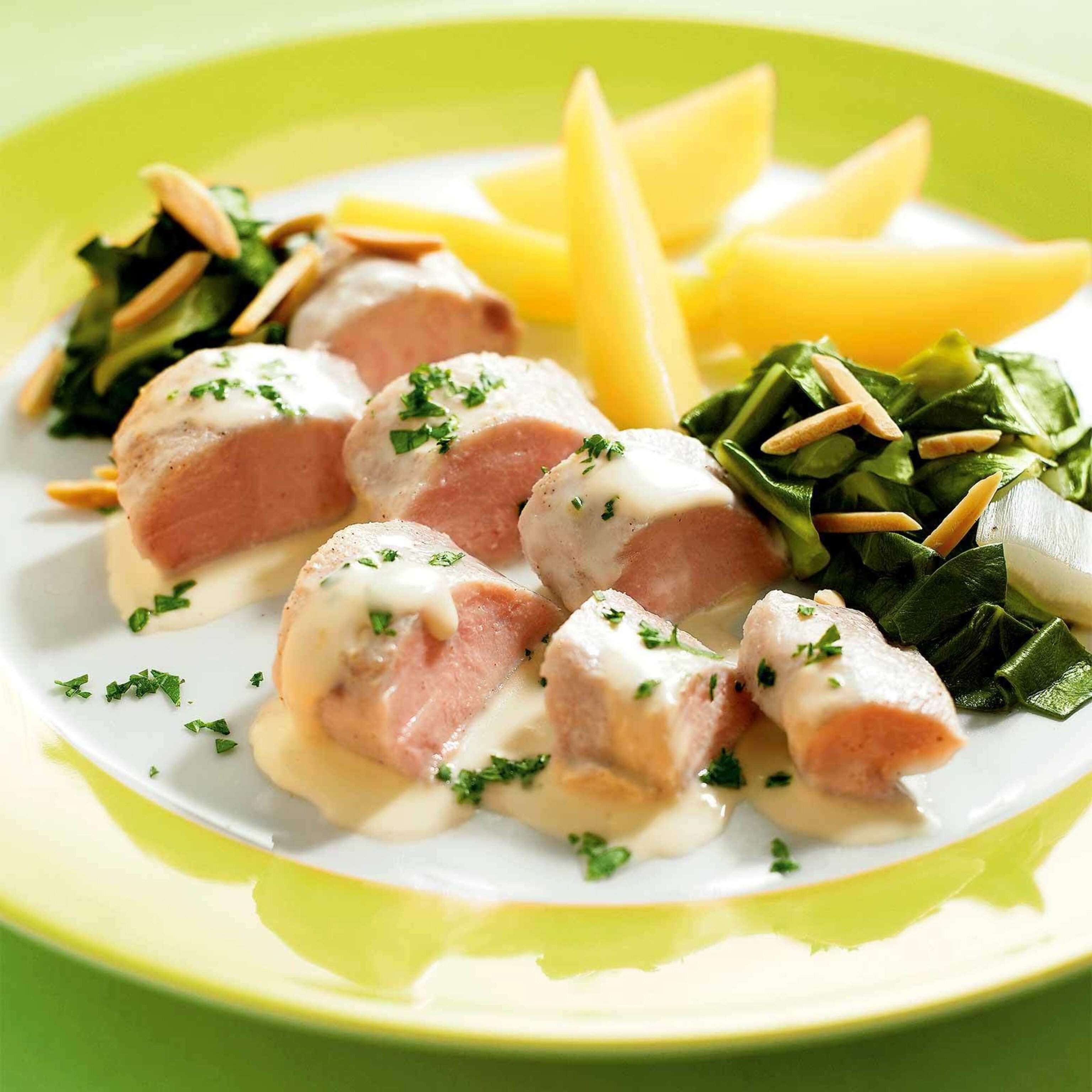 Kaninchen im Zitronenrahm