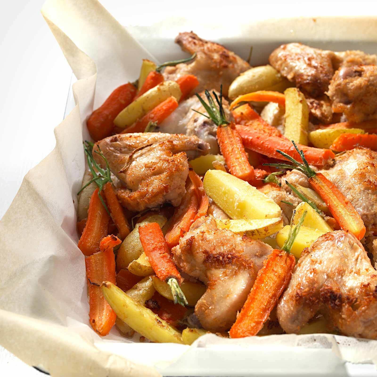 Pouletflügeli mit rotem Curry