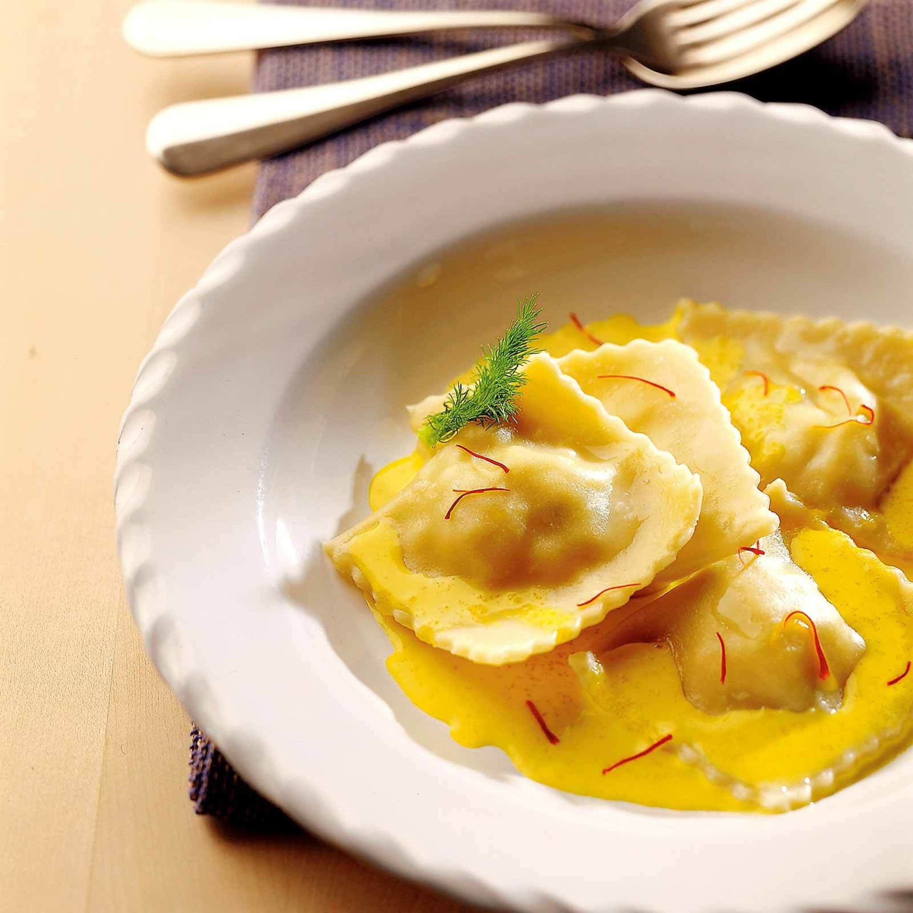 Raviolis aux crevettes