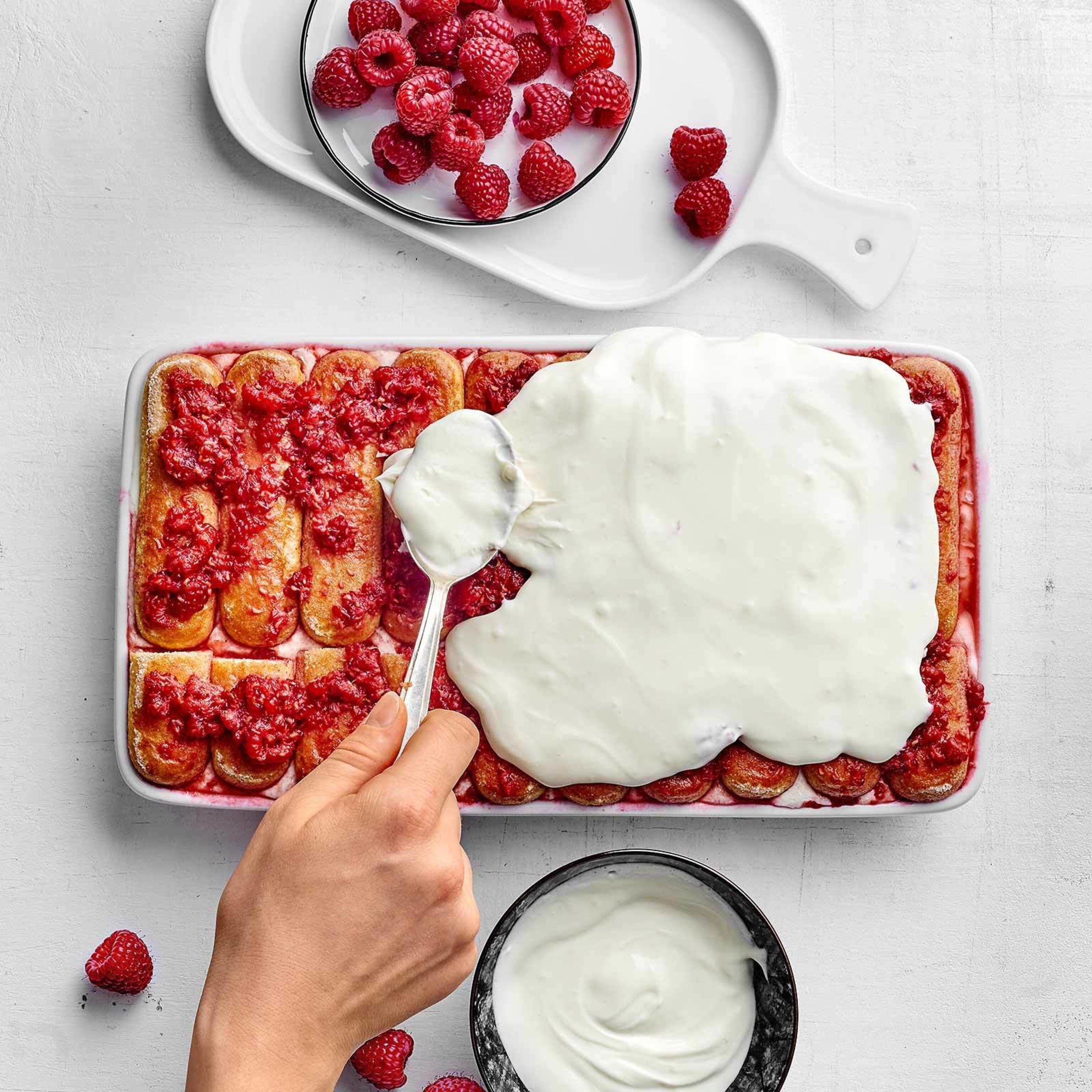 Tiramisu framboises-prosecco