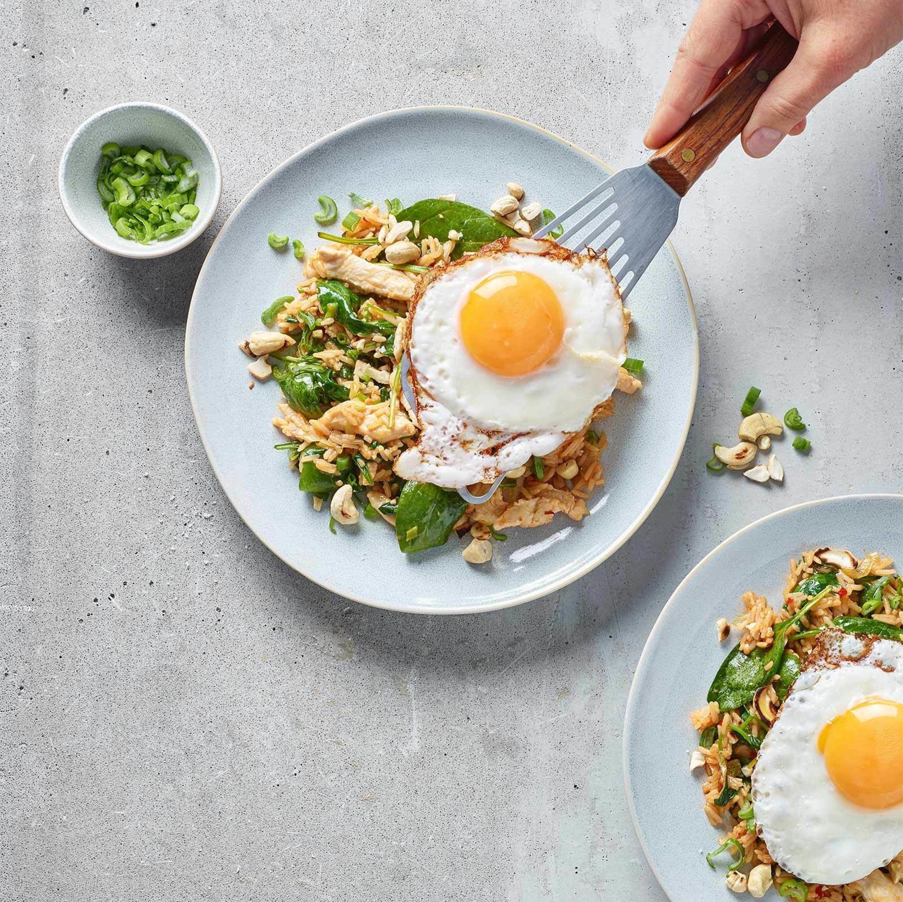 Riz sauté au poulet
