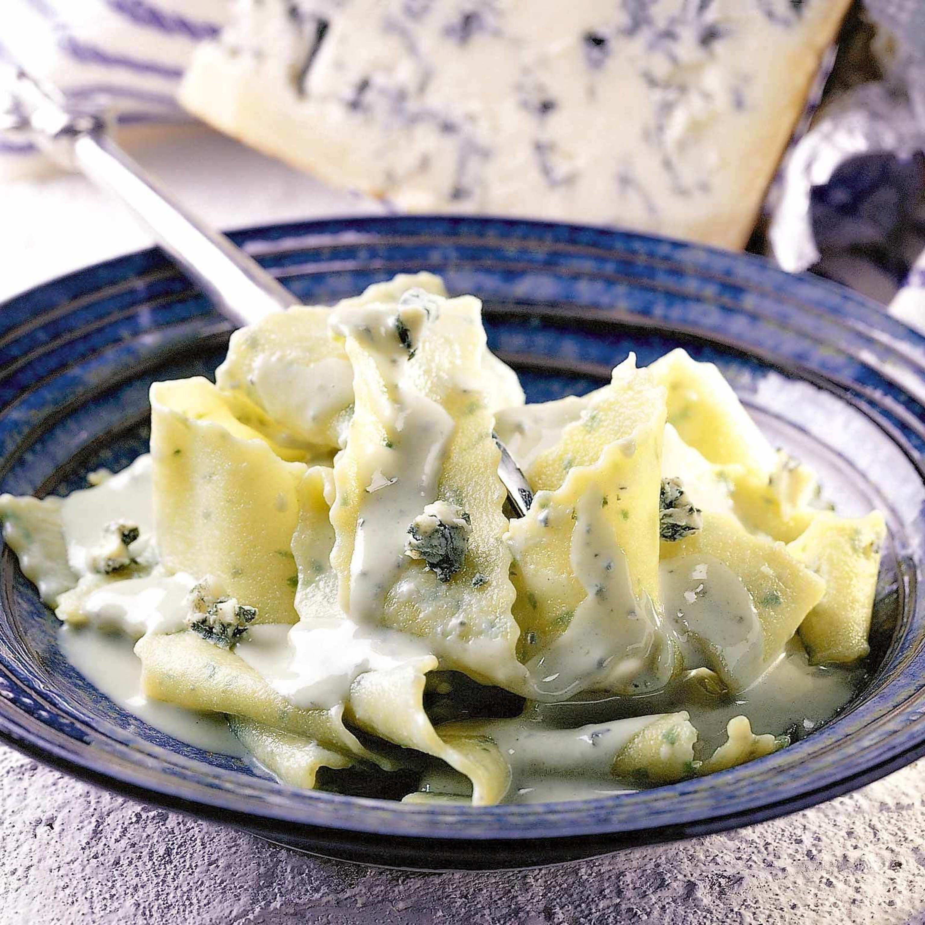 Pappardelle al gorgonzola