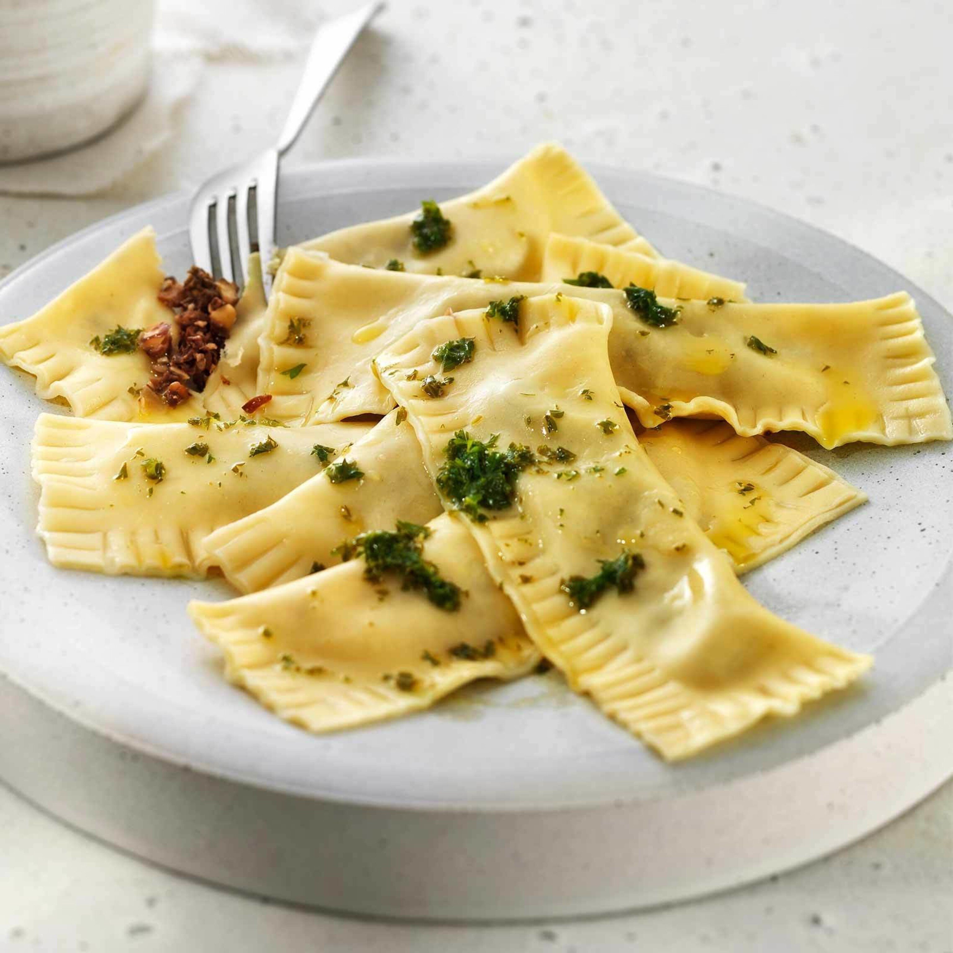 Raviolis aux champignons