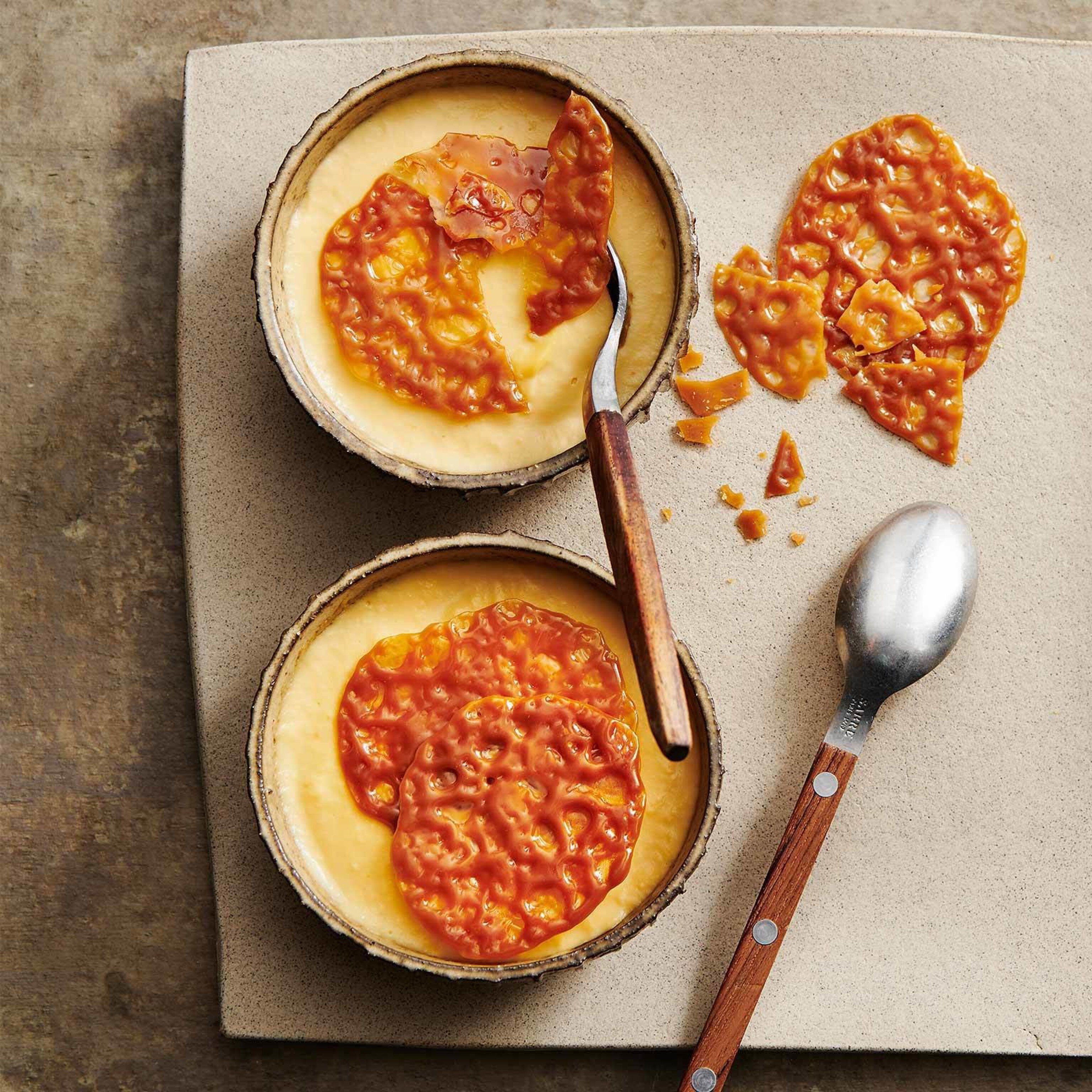 Crema catalana con caramelo