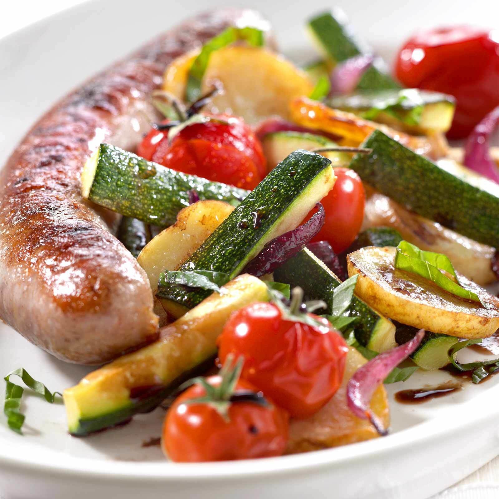 Gemüsesalat vom Grill