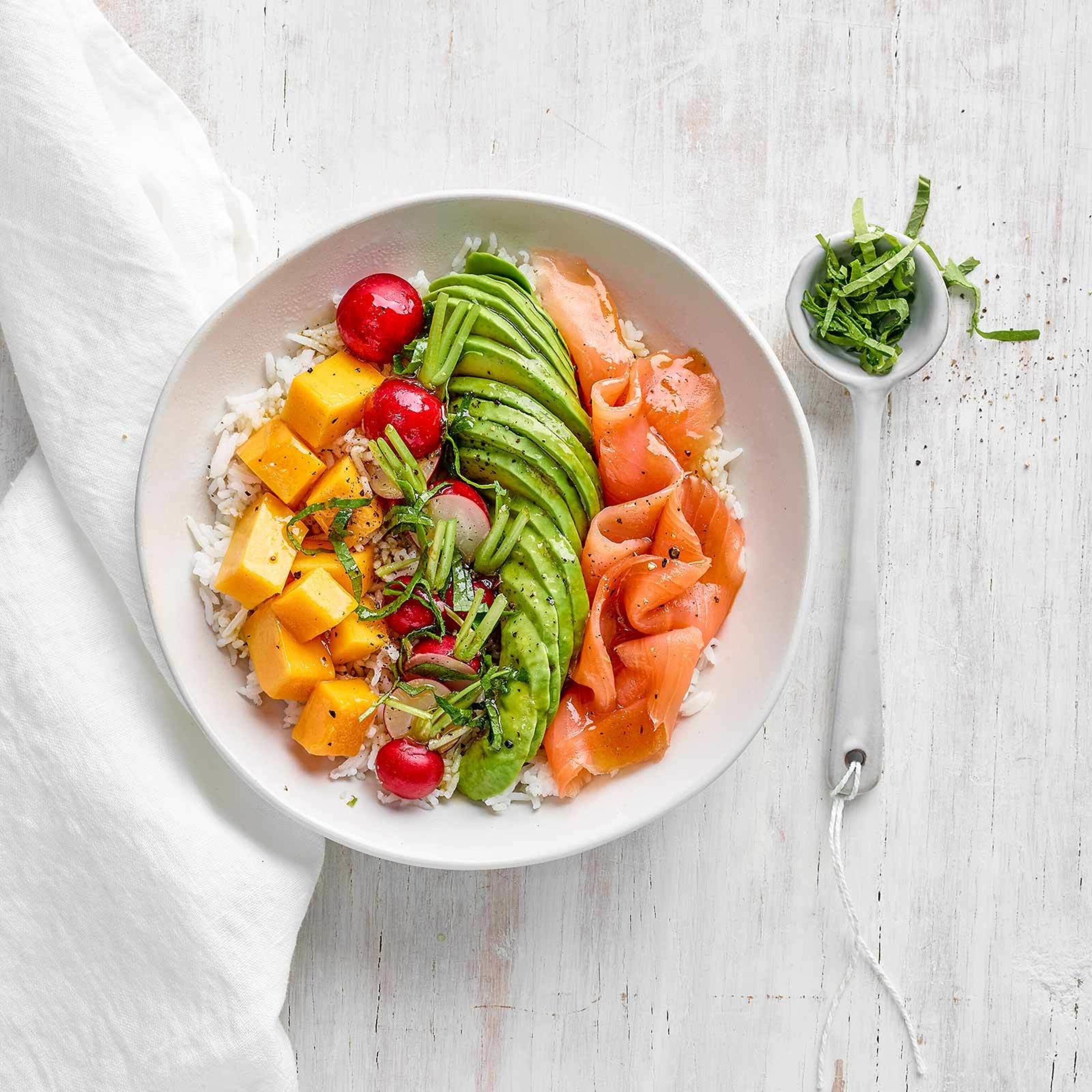 Poké-Bowl au saumon