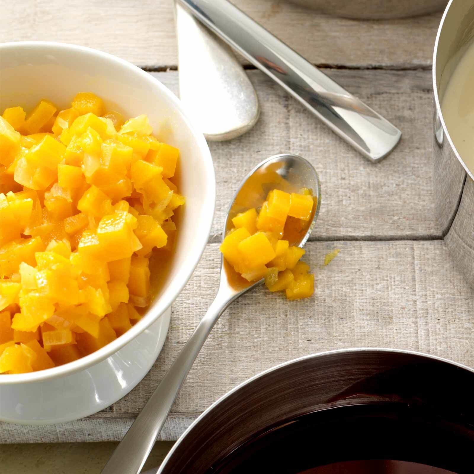 Confit de courge et curry