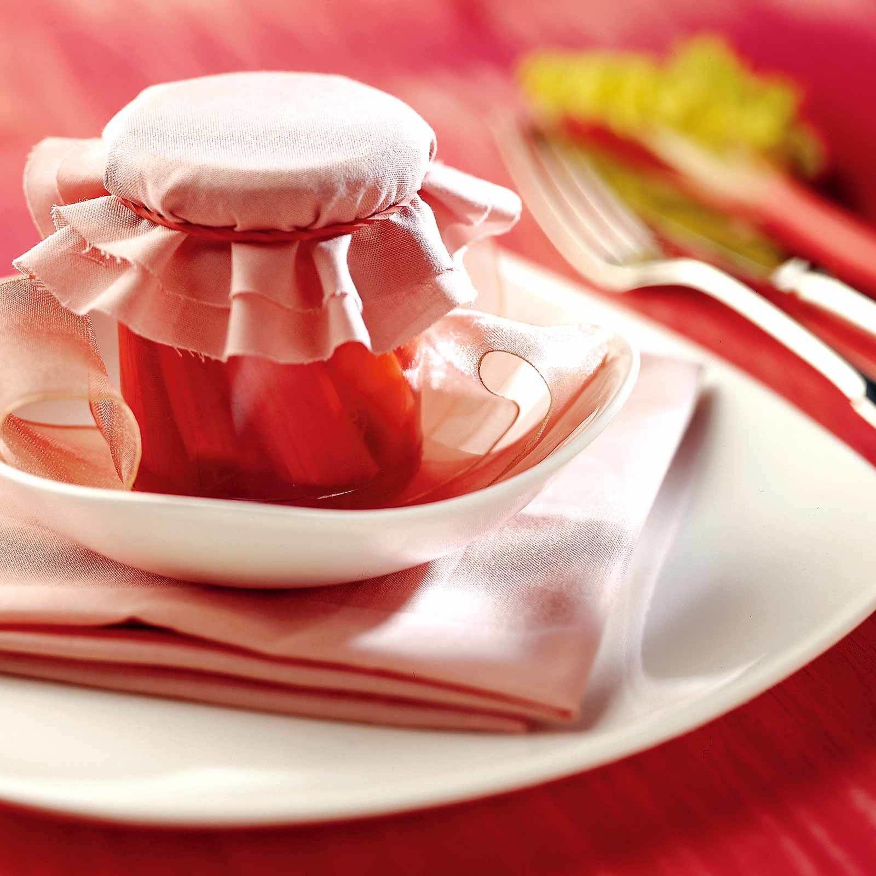 Compote de rhubarbe
