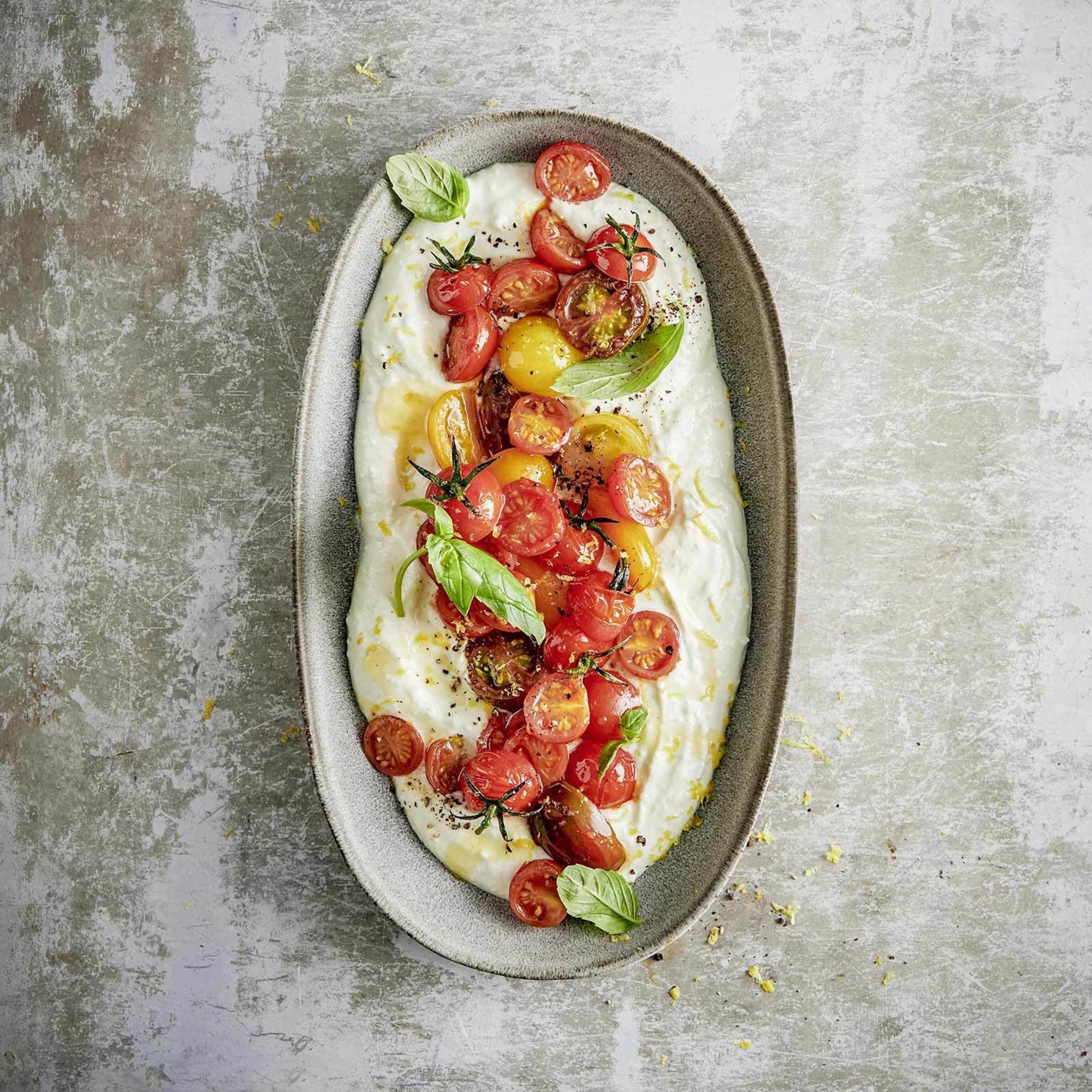 Feta-Dip mit Tomaten