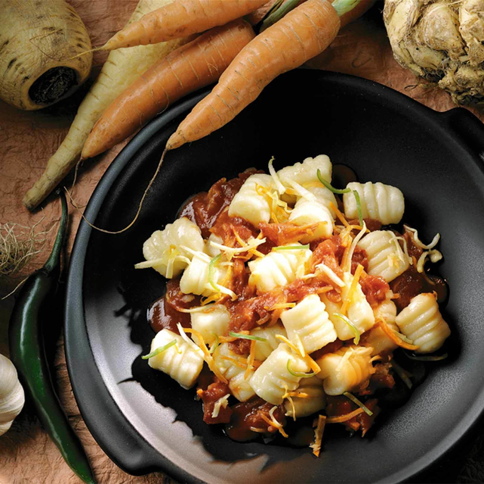 Gnocchi mit Gemüse-Tomatensauce