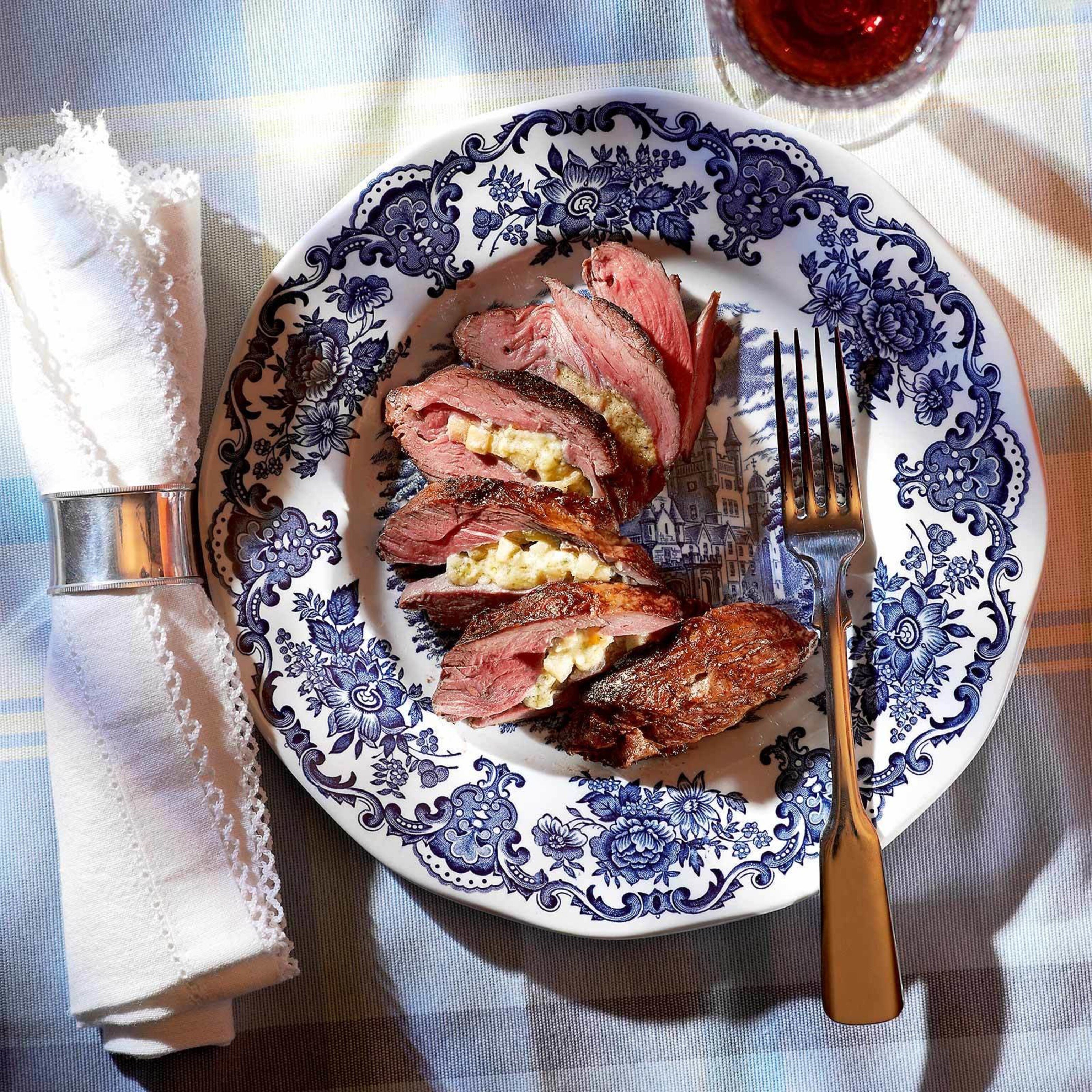Quasis d’agneau au stilton