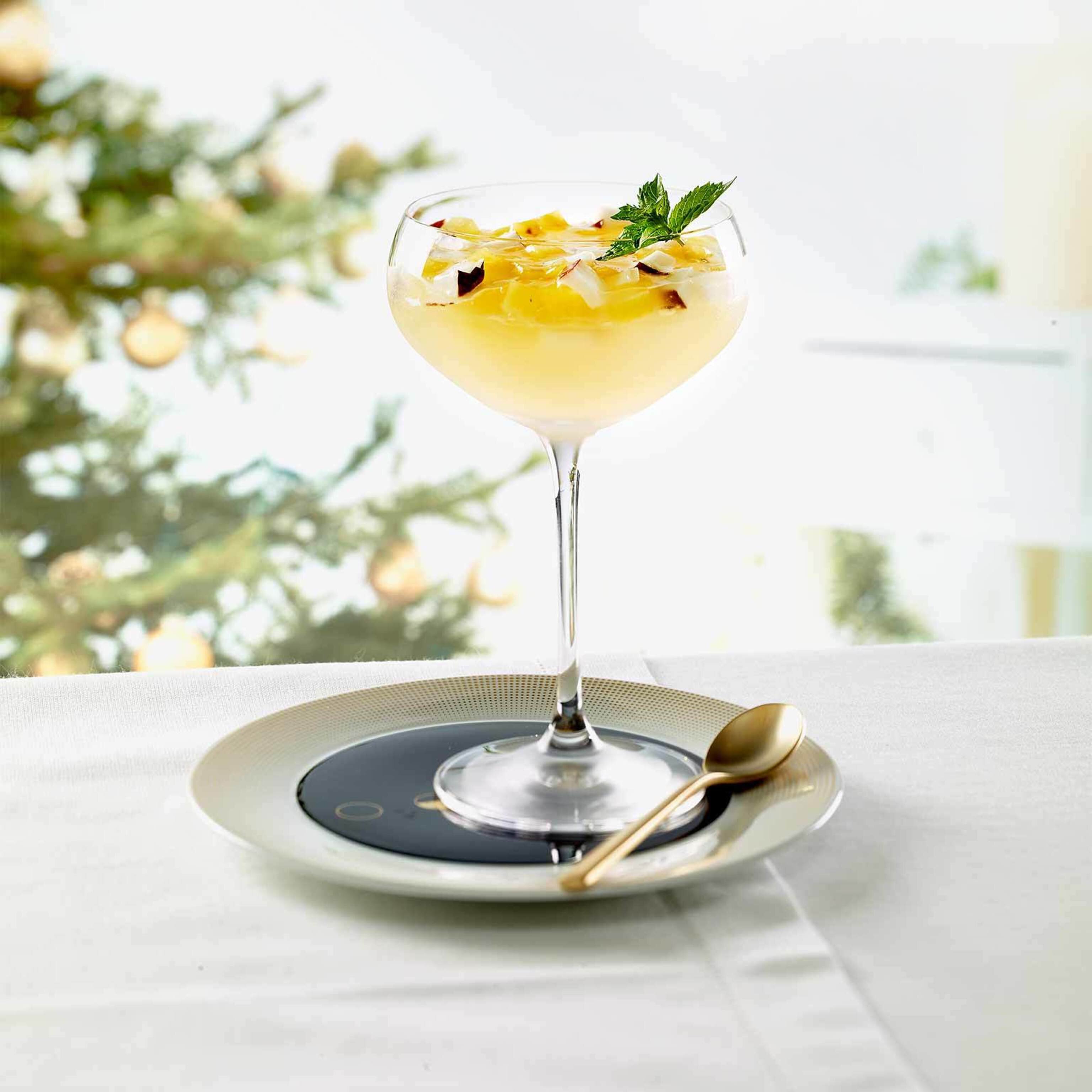 Ananas en gelée de coco