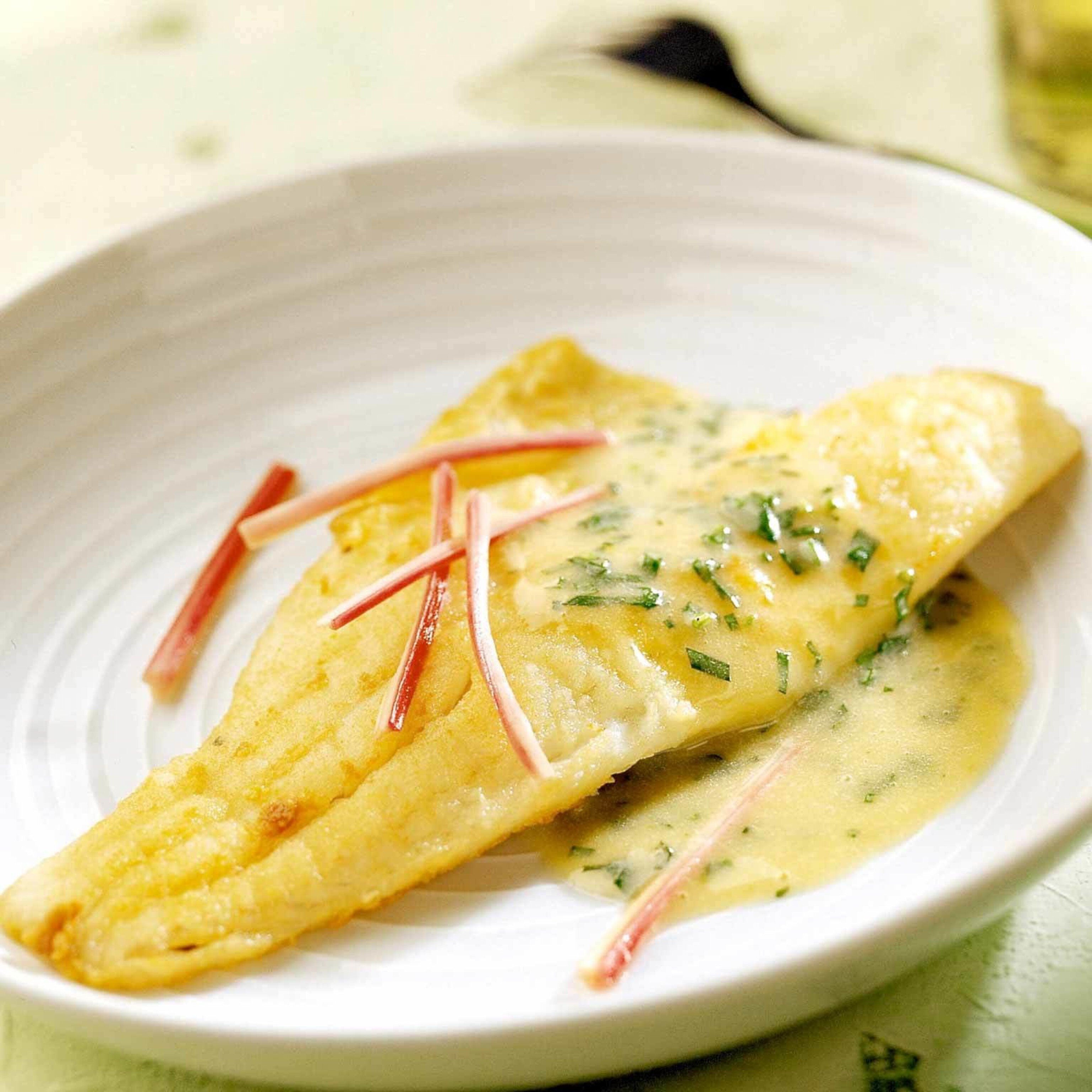 Filets de sandre, sauce à l’estragon