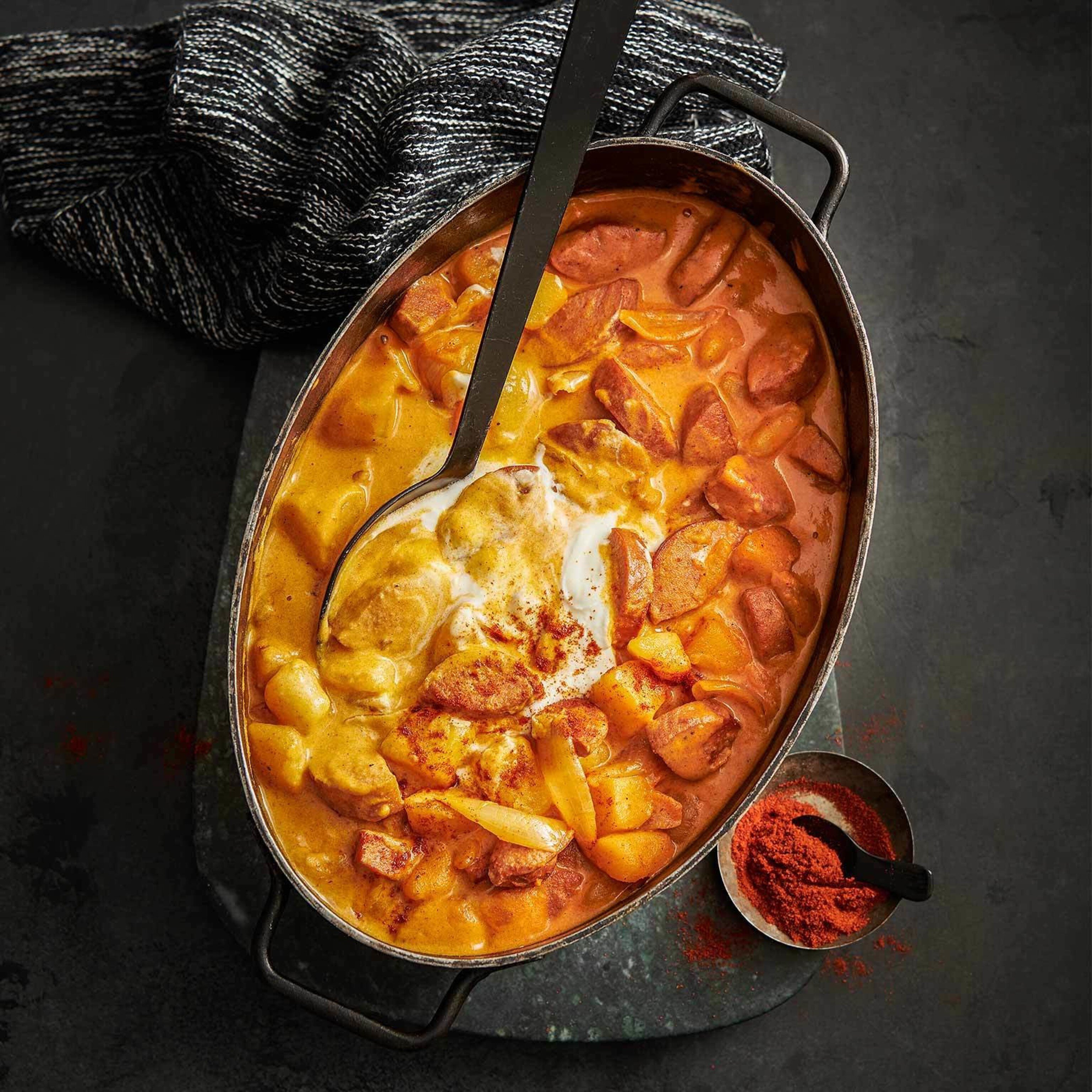 Goulache de cervelas