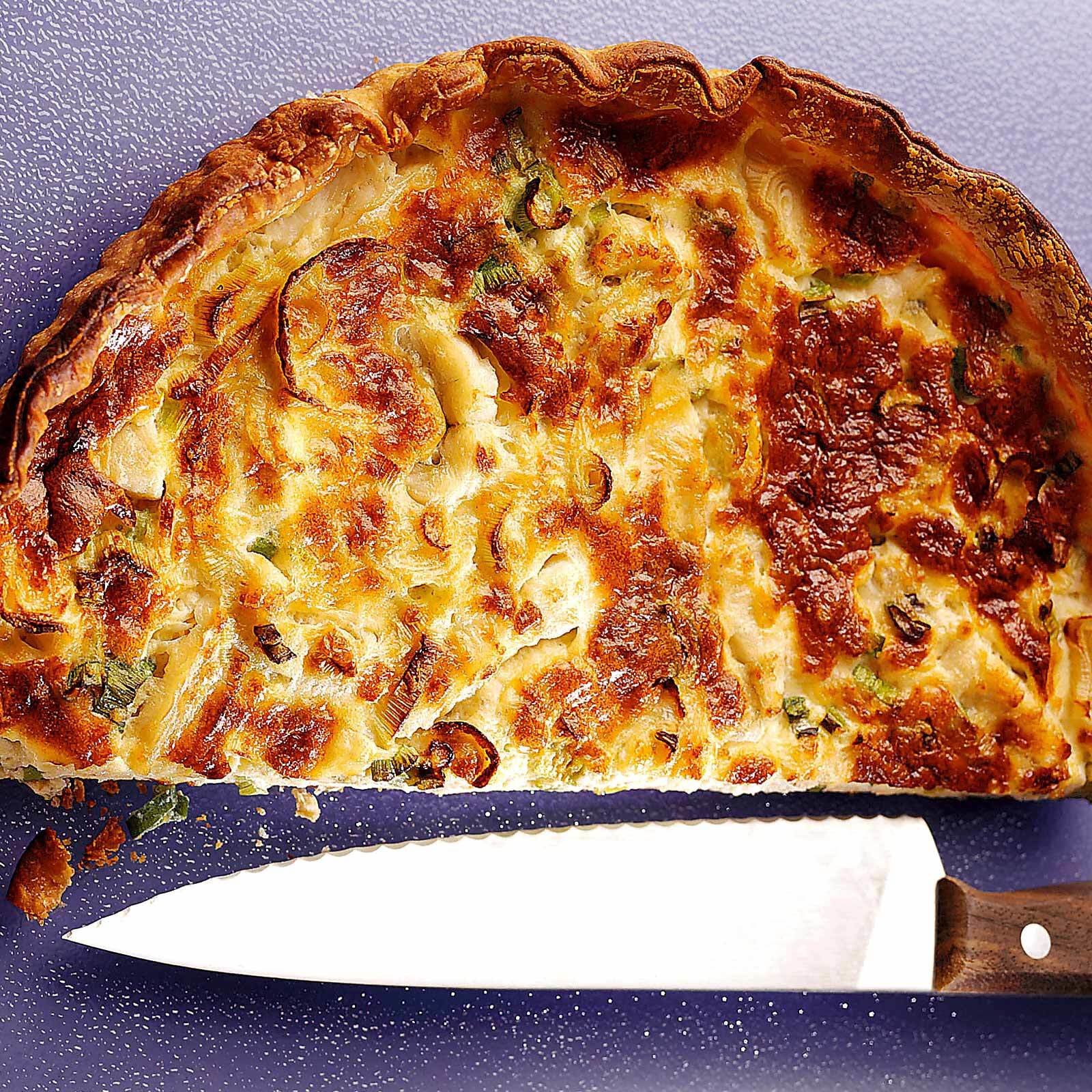 Flunder-Quiche